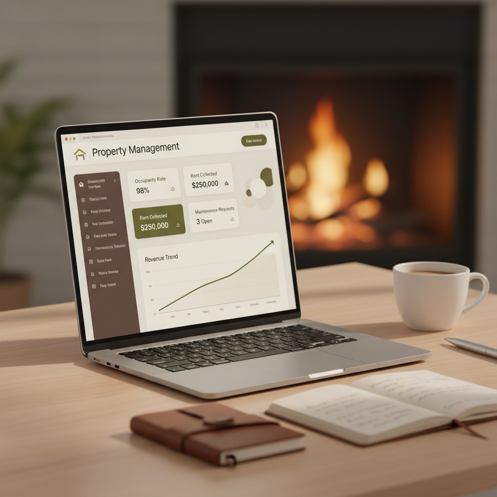 Yourhome Hospitality software dashboard