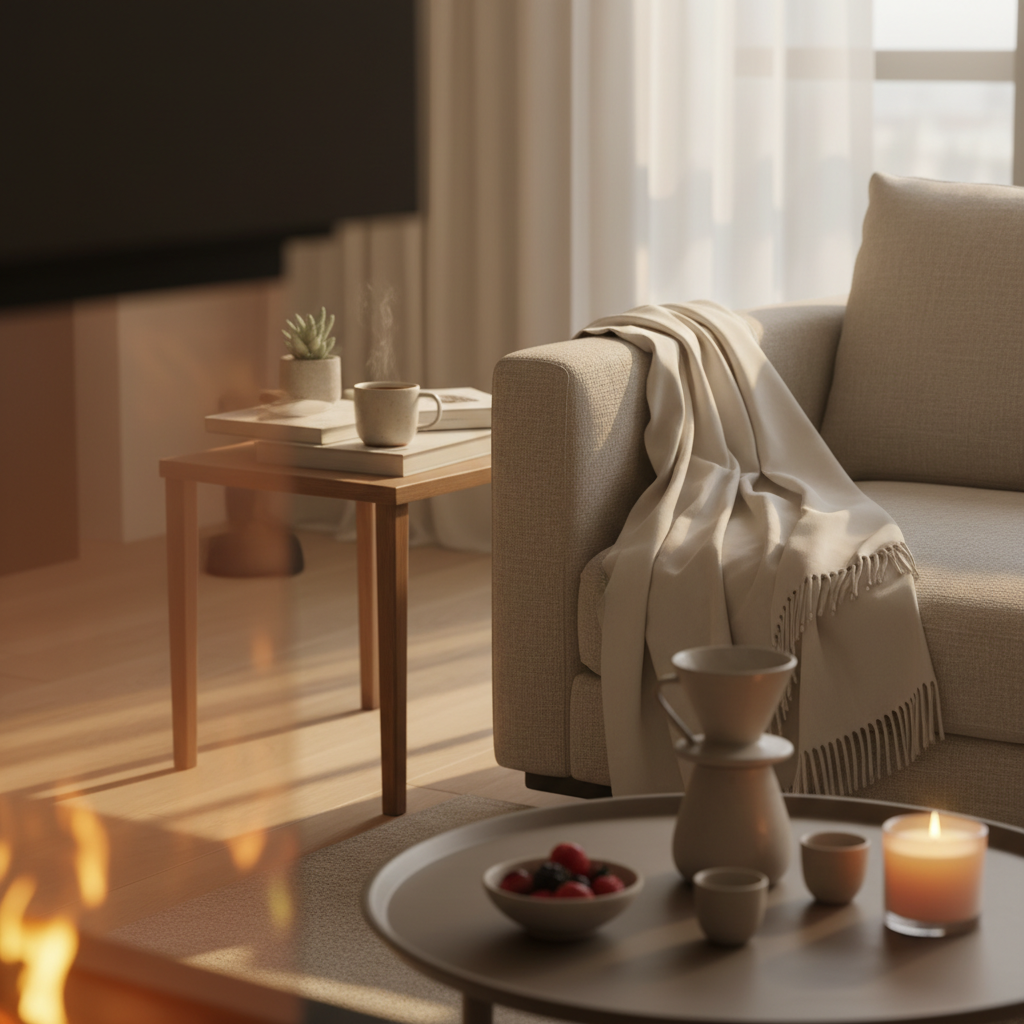 Furnished apartment interior