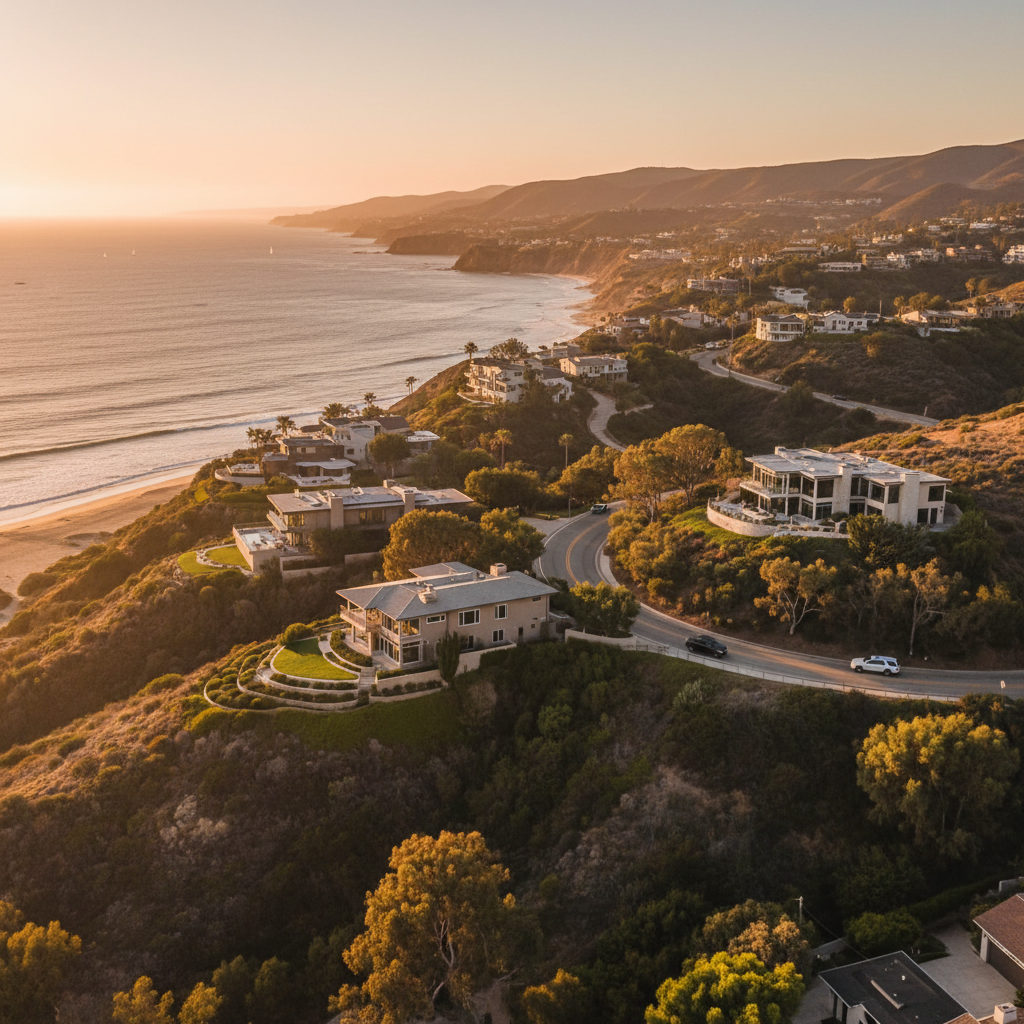 Southern California coastal hillside