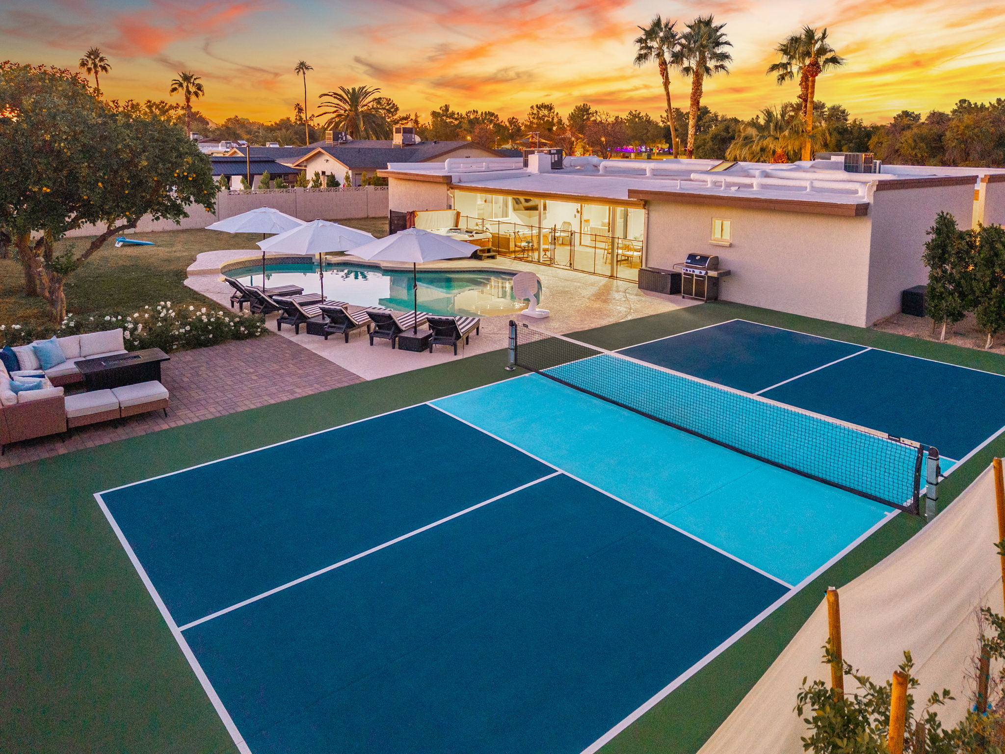 Tennis Court at Vacation Home