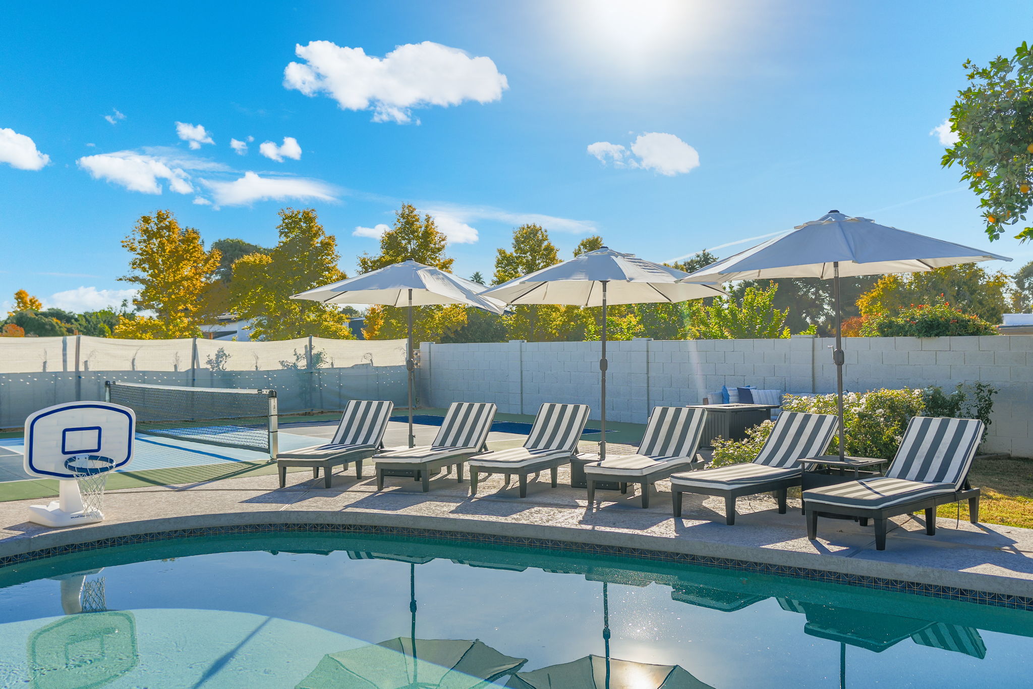 Pool Side in Vacation Home