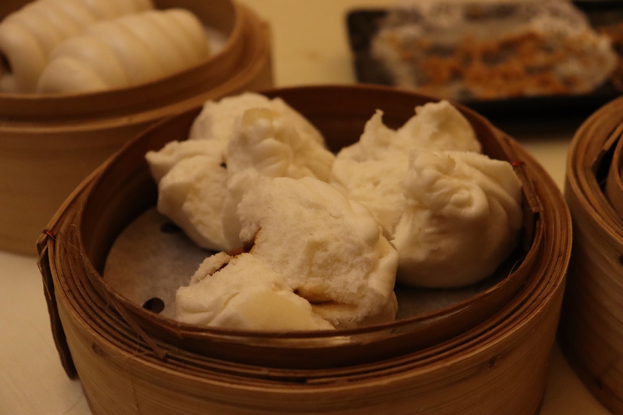 Pork buns at Eolus Bar & Dining