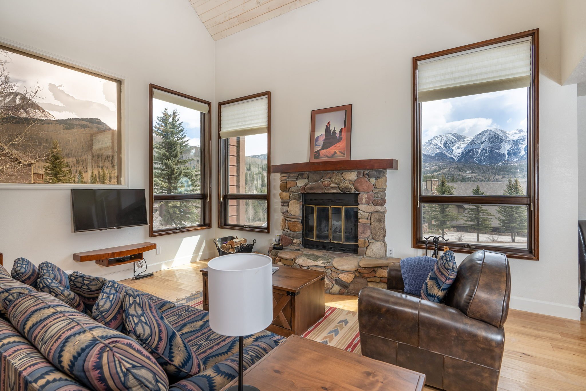 Living space in one of our Durango vacation rentals