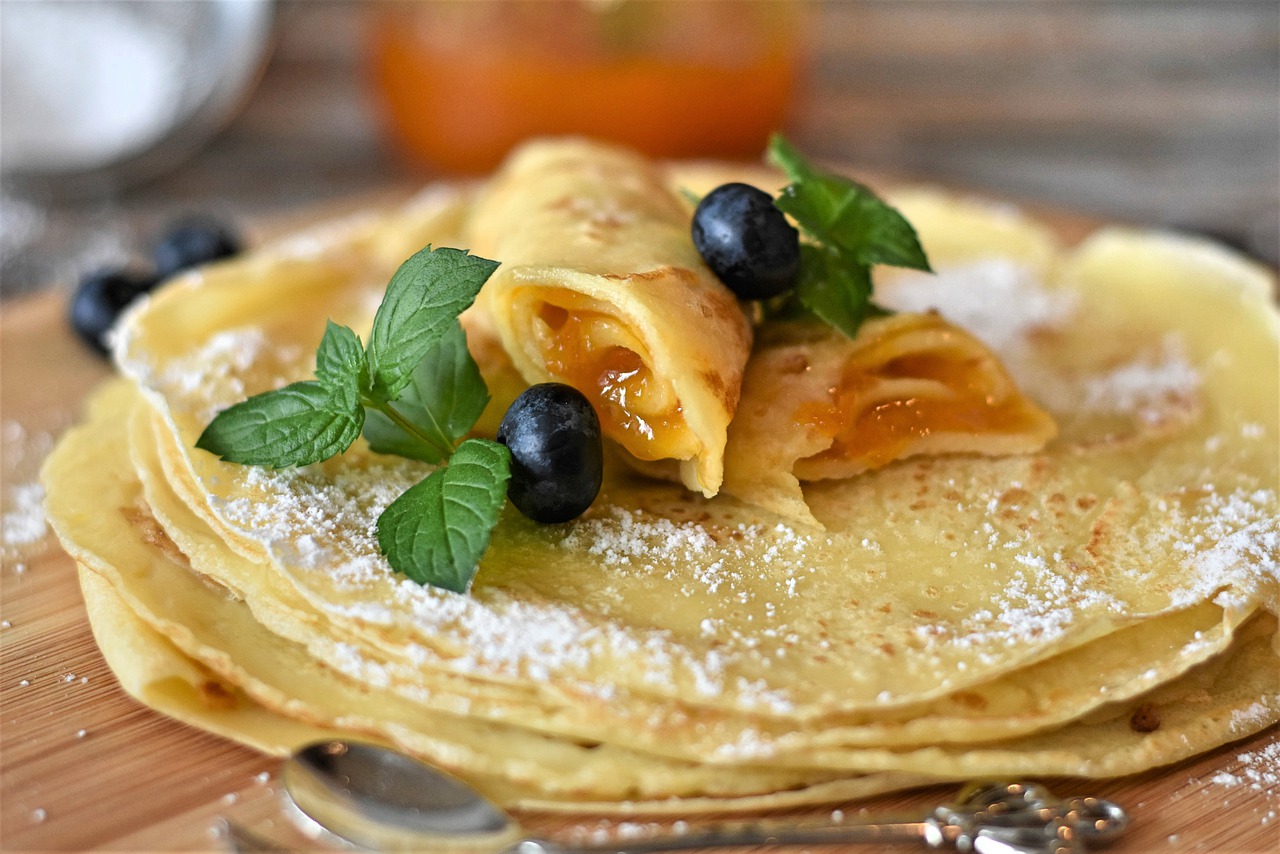 Delicious crepes at Michel's Corner Crepes