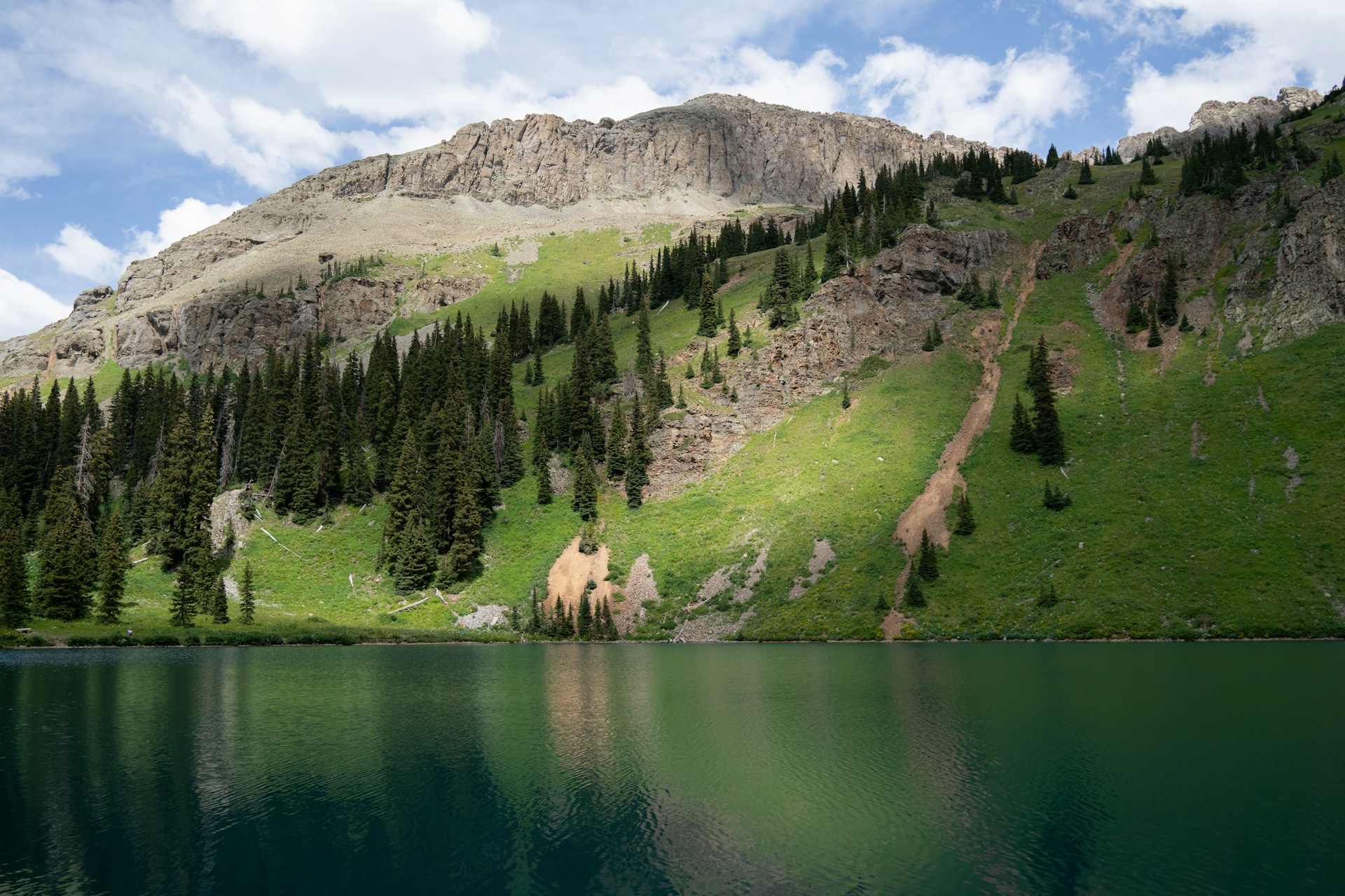A view of San Juan National Forest in Durango, CO