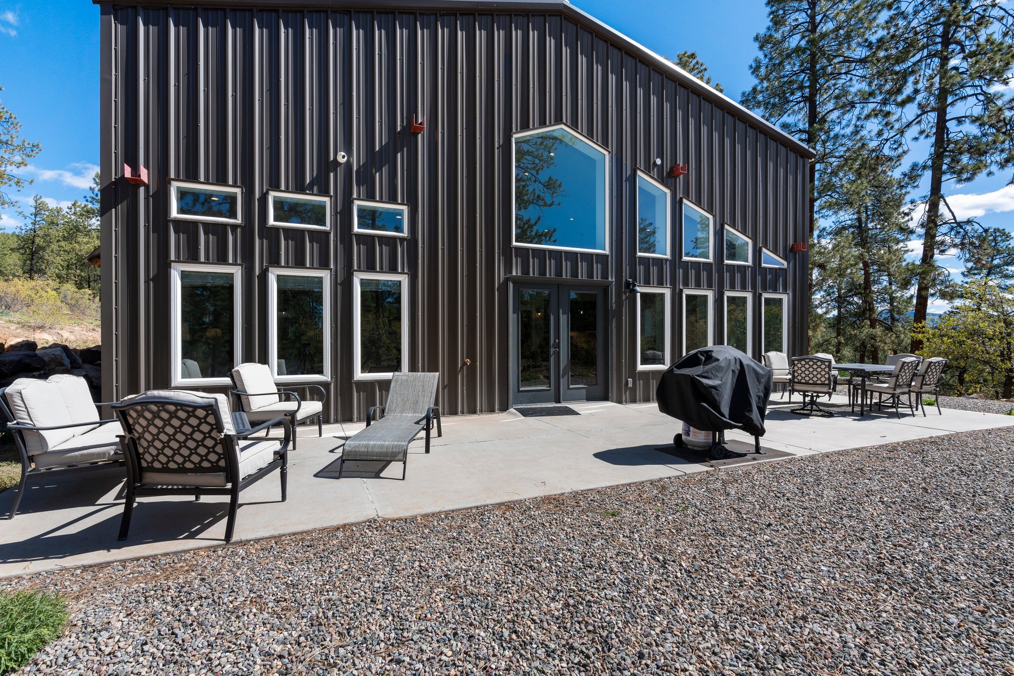Backyard view of one of our Durango rentals