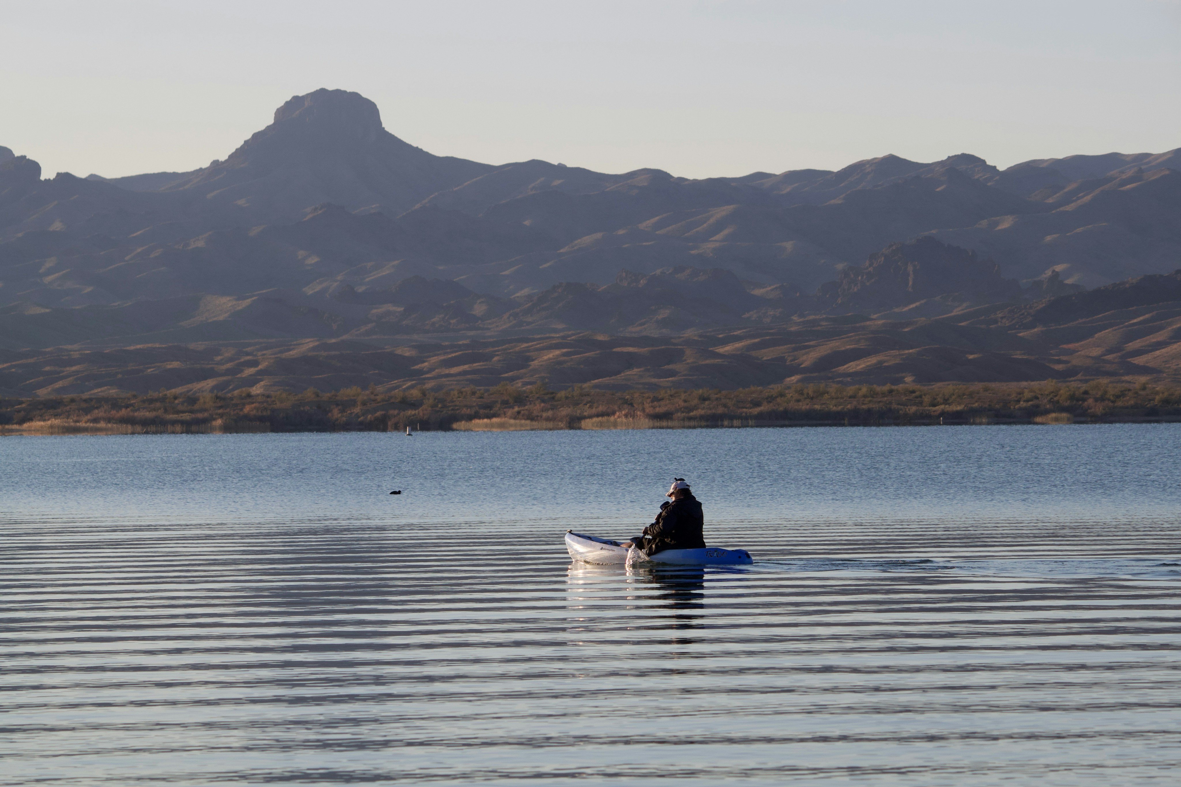 Arizona lake kayaking