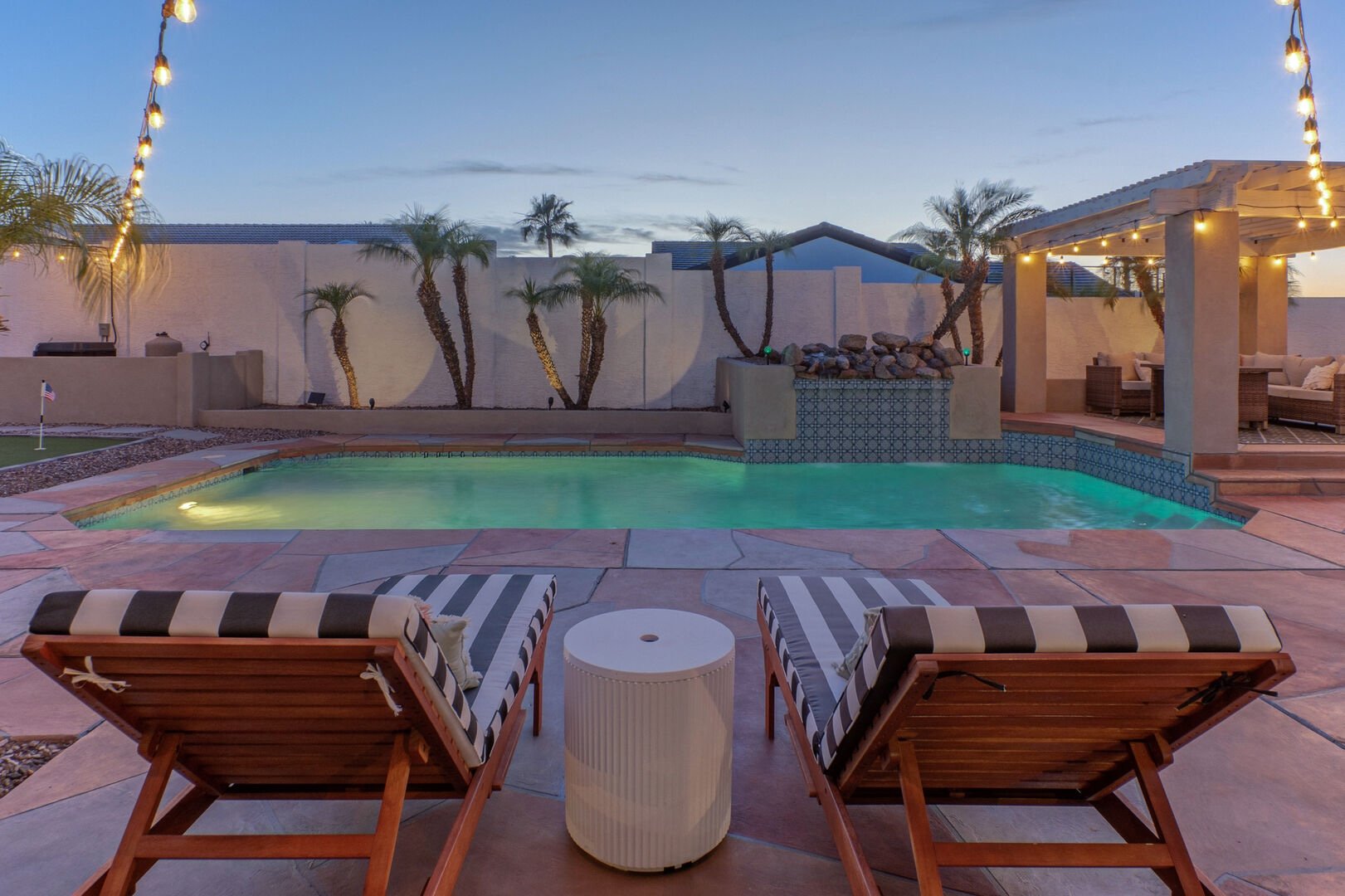Mountain view from an Arizona vacation rental veranda