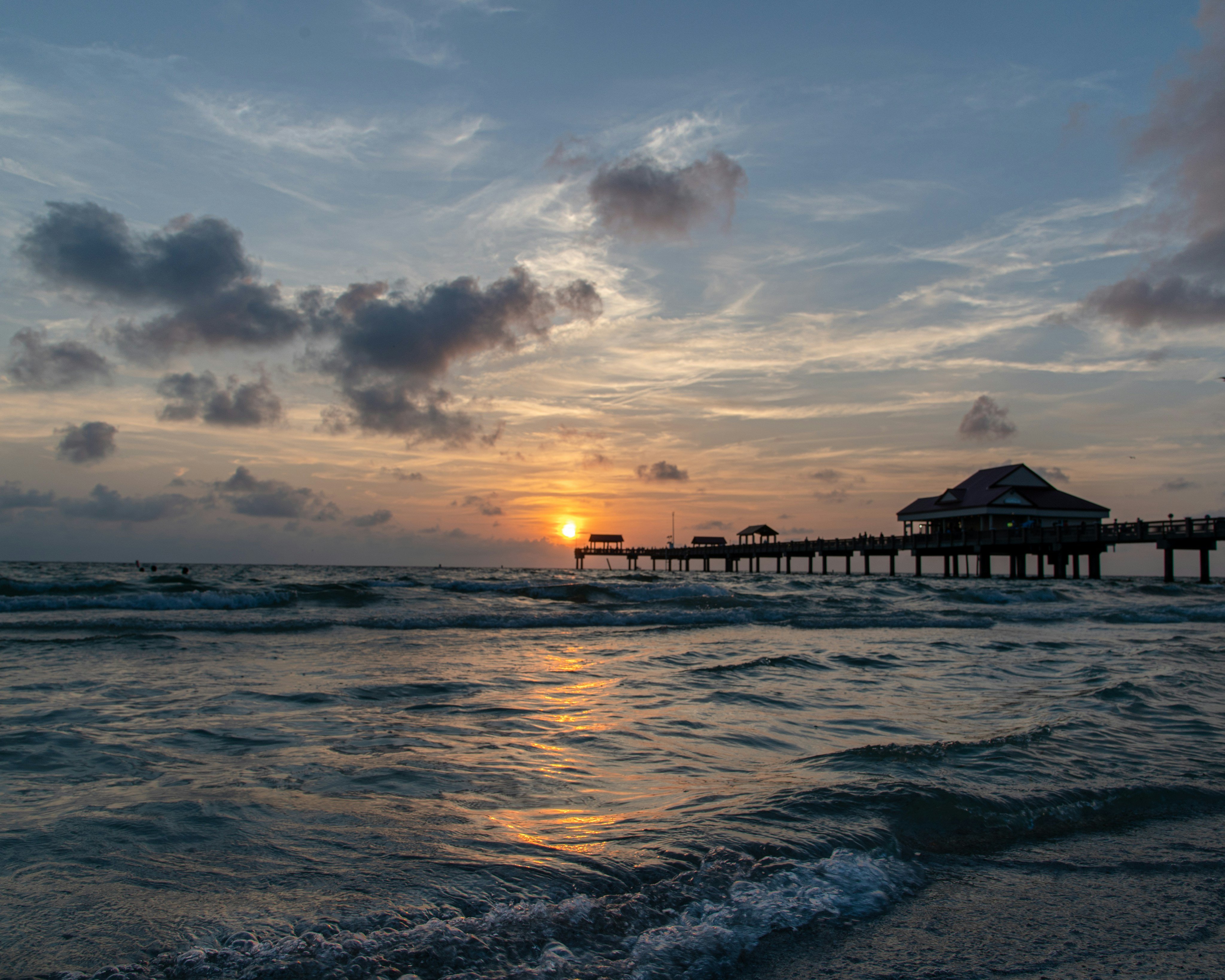 Clearwater Beach Florida Pier 60 at sunrise