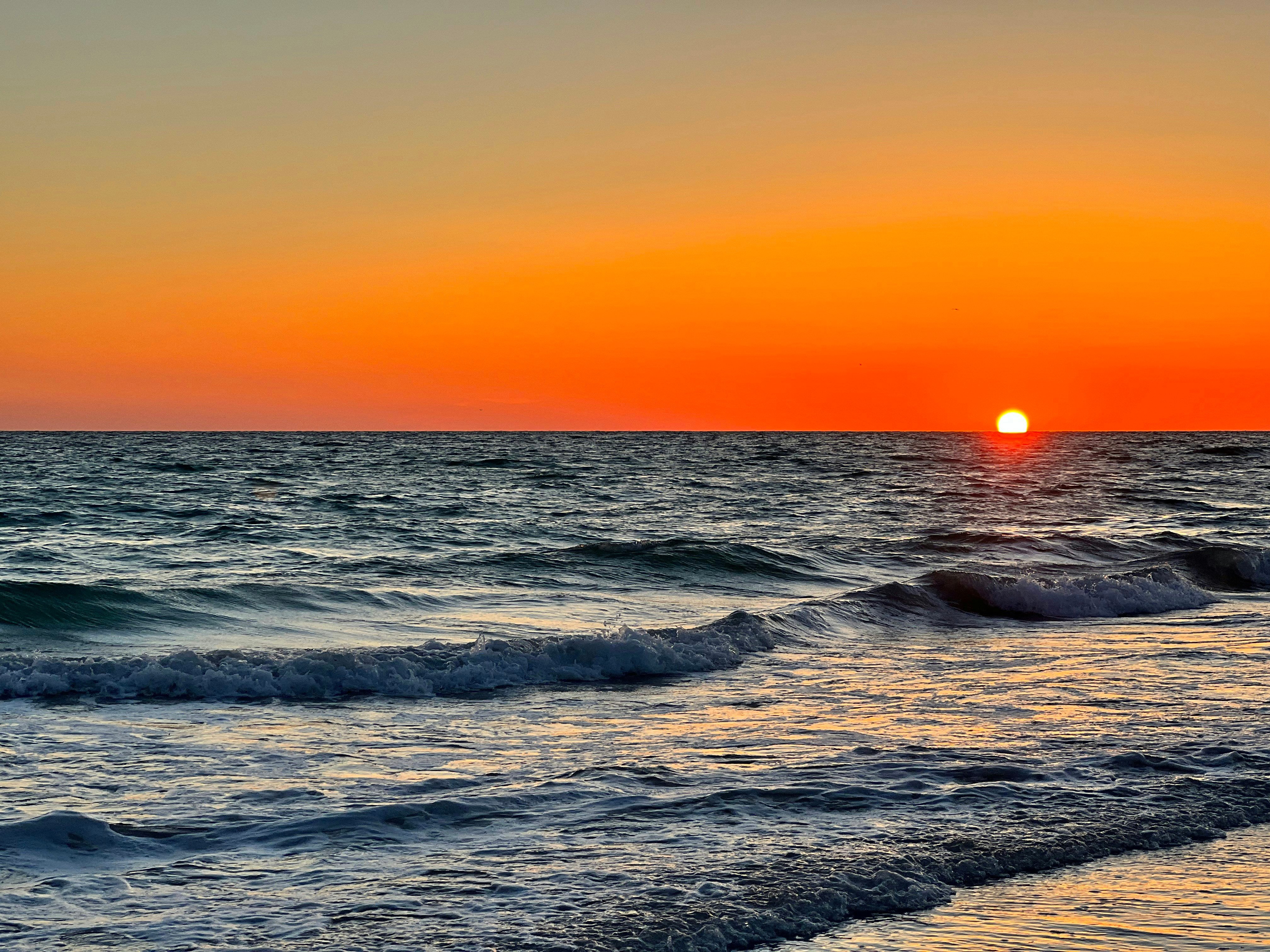 Sunset at Holmes Beach on Anna Maria Island, Bradenton, Florida