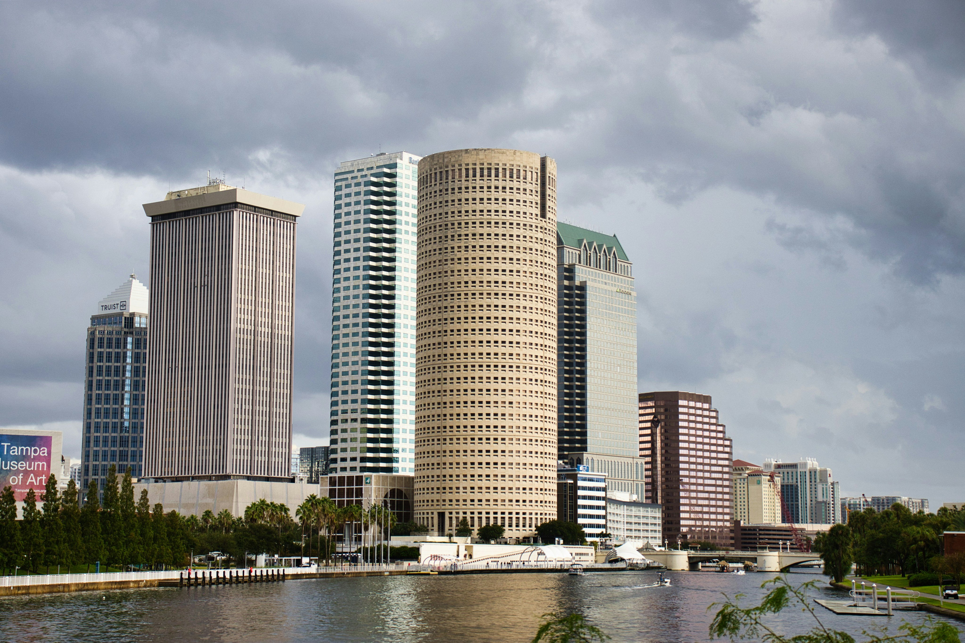 Tampa Florida skyline waterfront