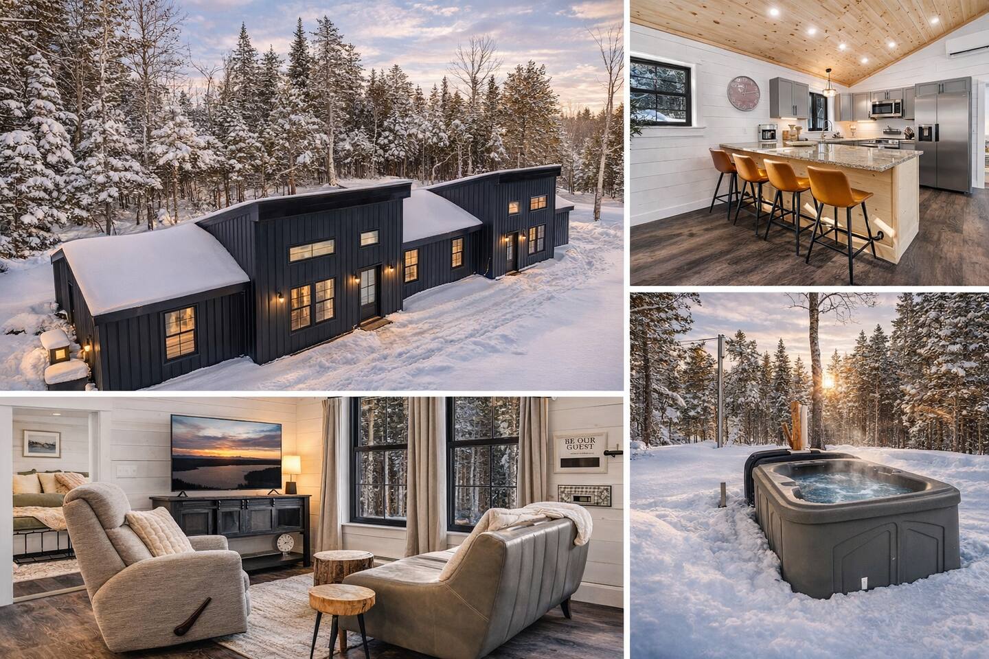 Acadia Pines Cabin with Hot Tub in Glenburn, Maine