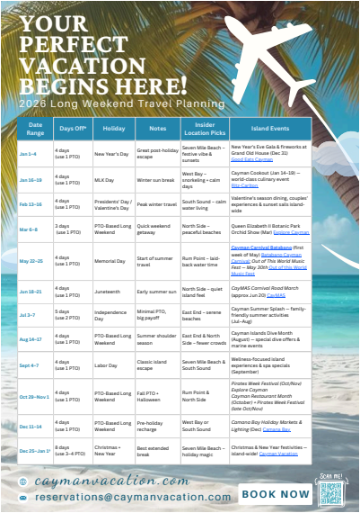 Download the 2026 Long Weekend Travel Planning Guide