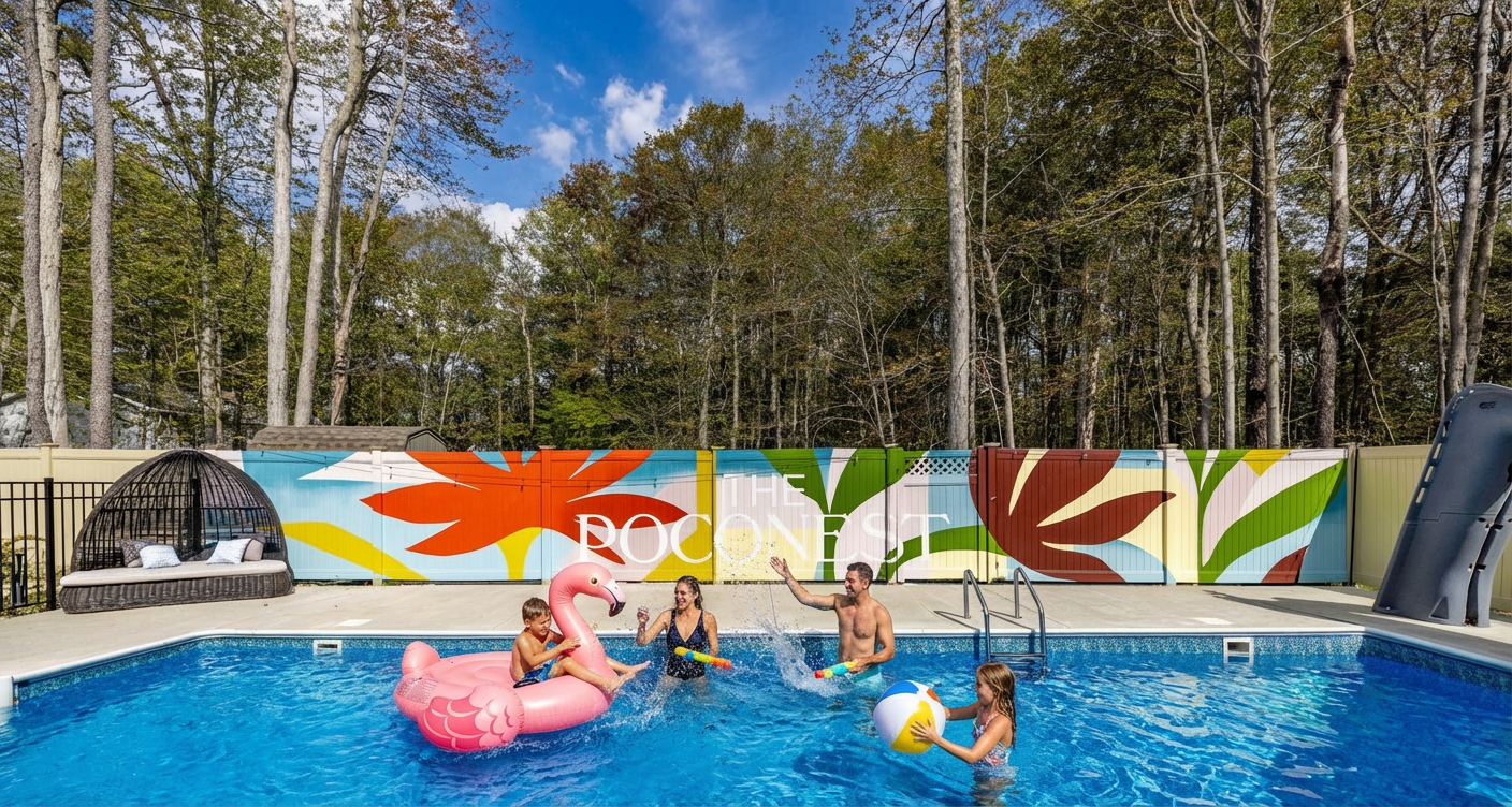 Austoria vacation rental exterior with private outdoor space for relaxing and gathering