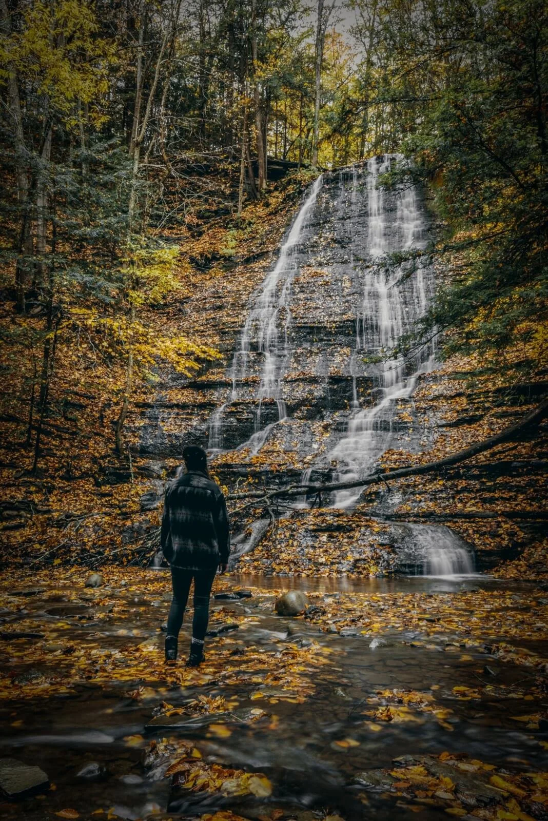Grimes Glen Park Autumn Falls.jpg