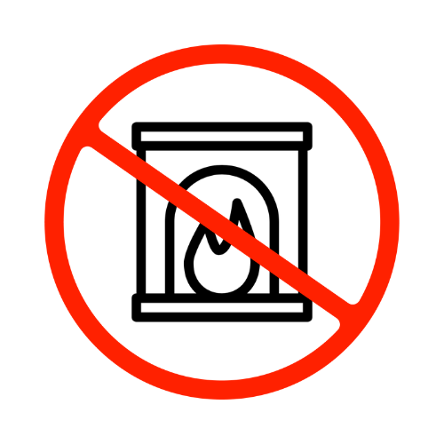 No Fireplace