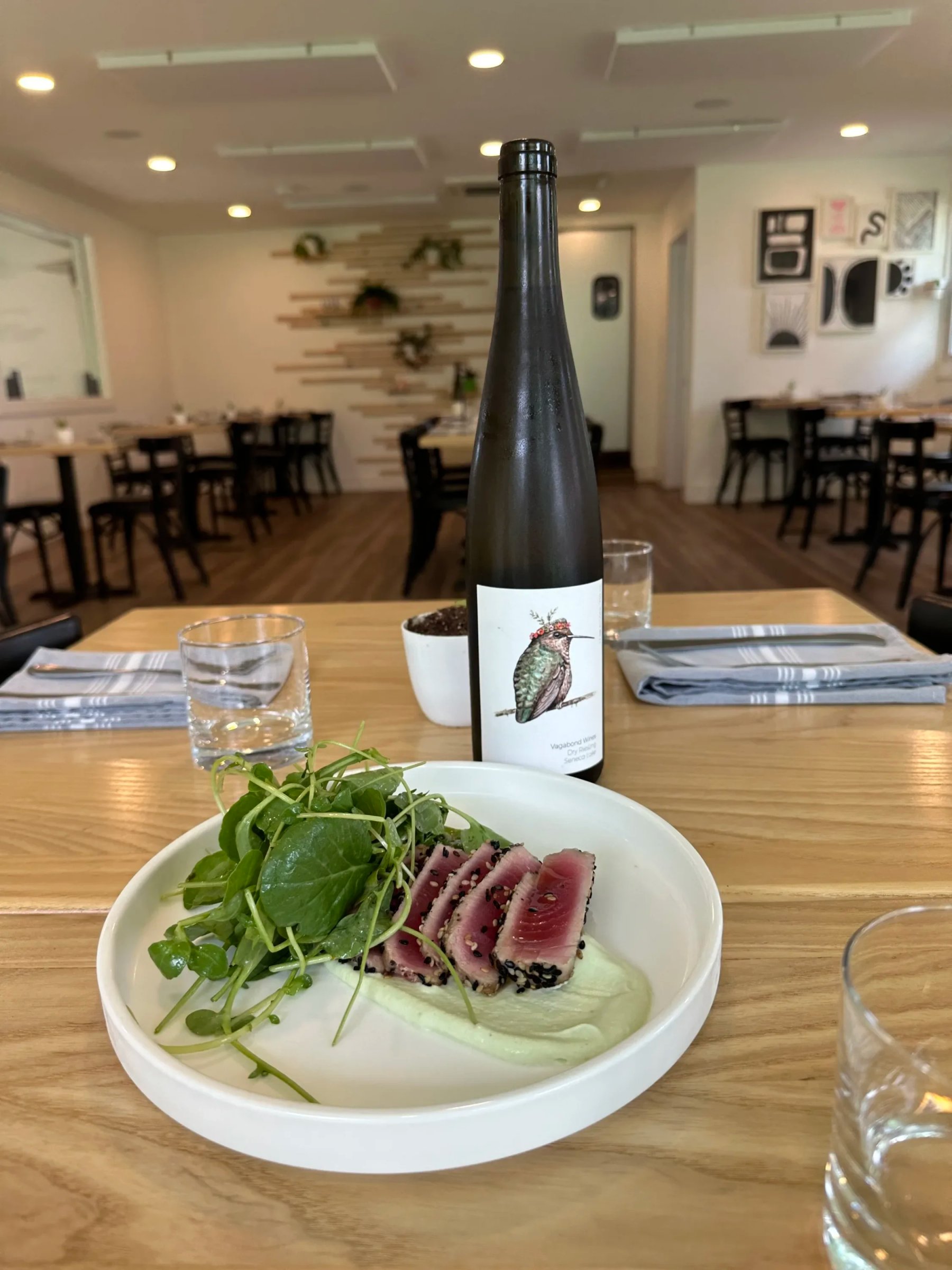 Dean Lane Dining Tuna and Wine Pairing