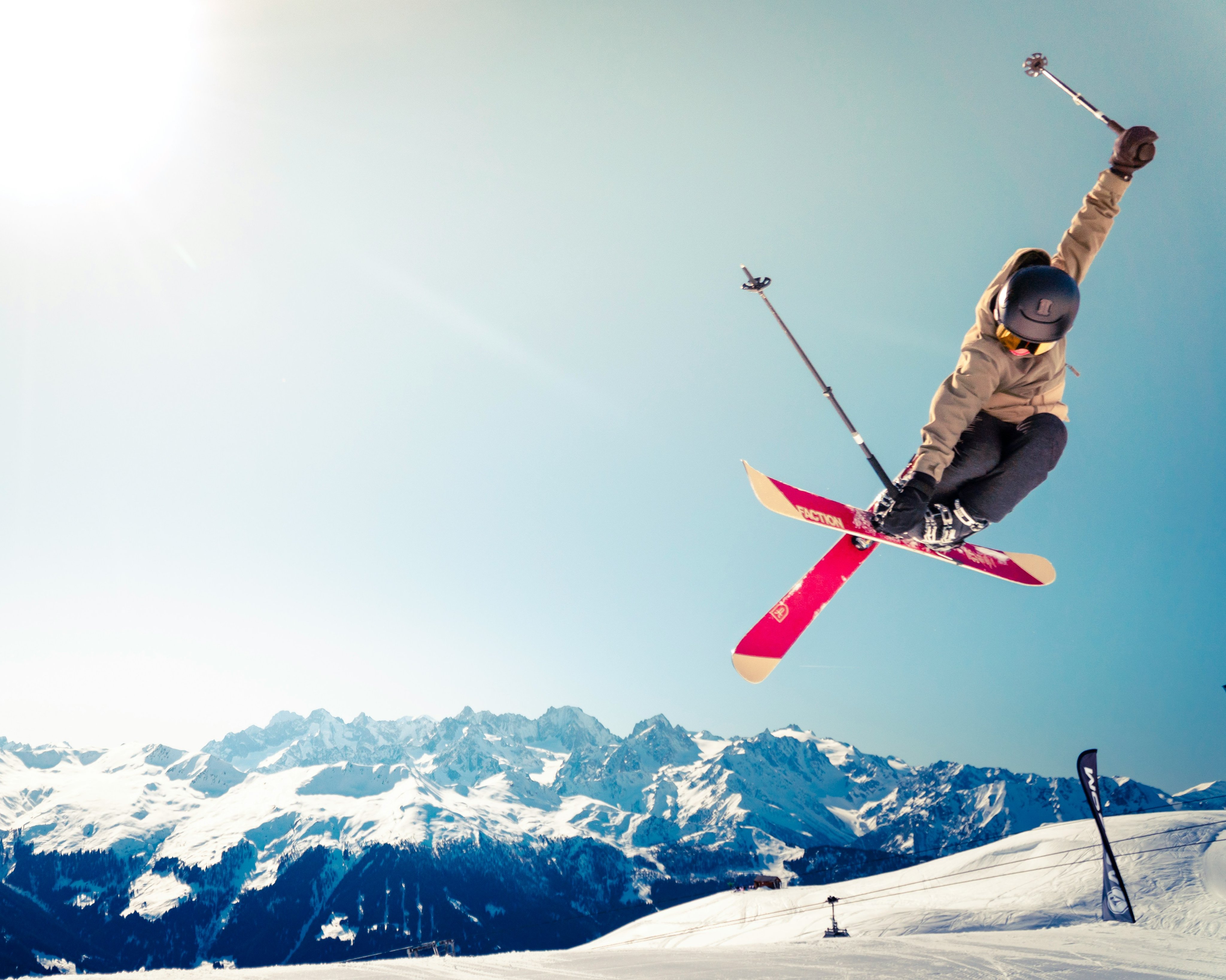 Spring skiers on Vail slopes
