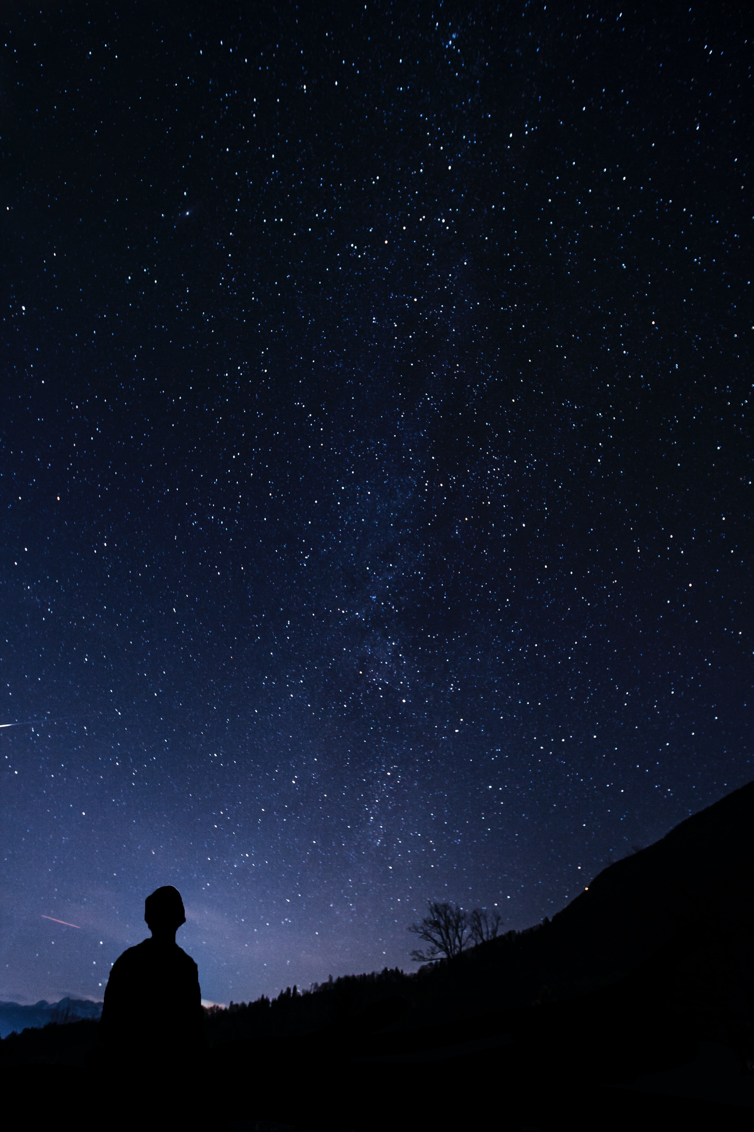 Stargazing in the mountains