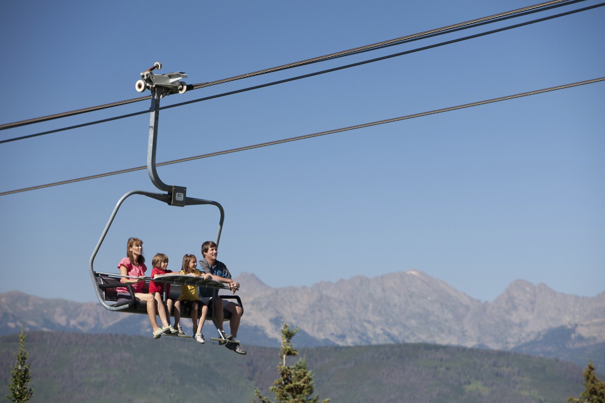 Beaver Creek chairlift in summer
