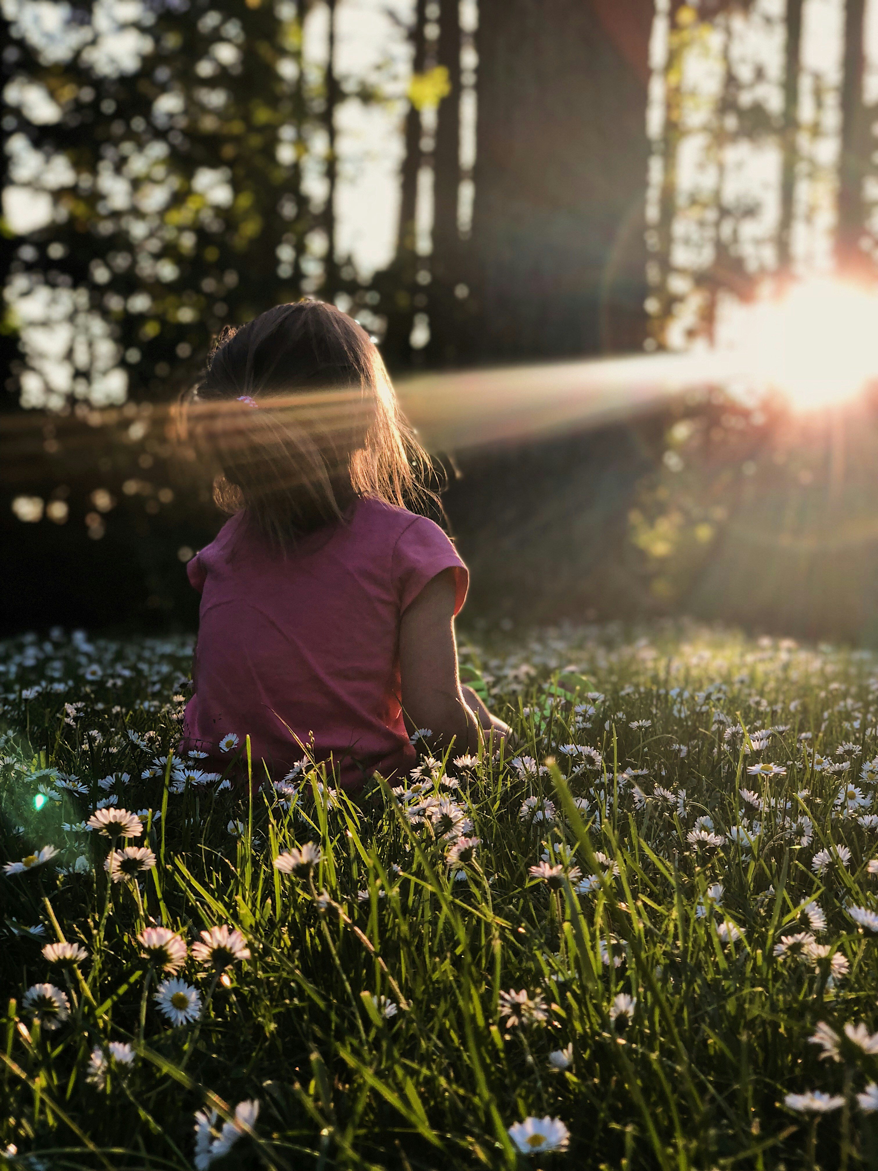 Person in nature