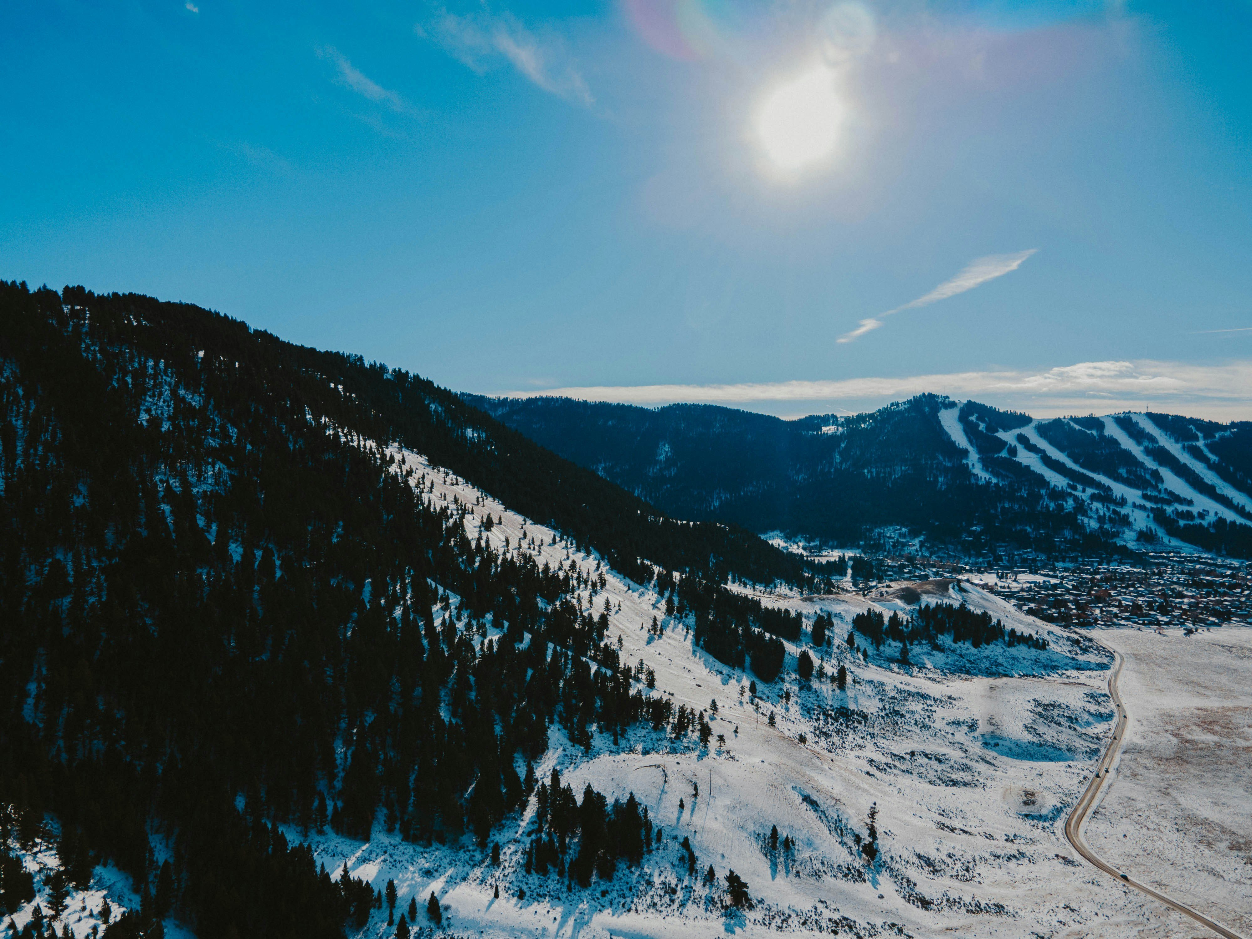 Spring skiing in Vail