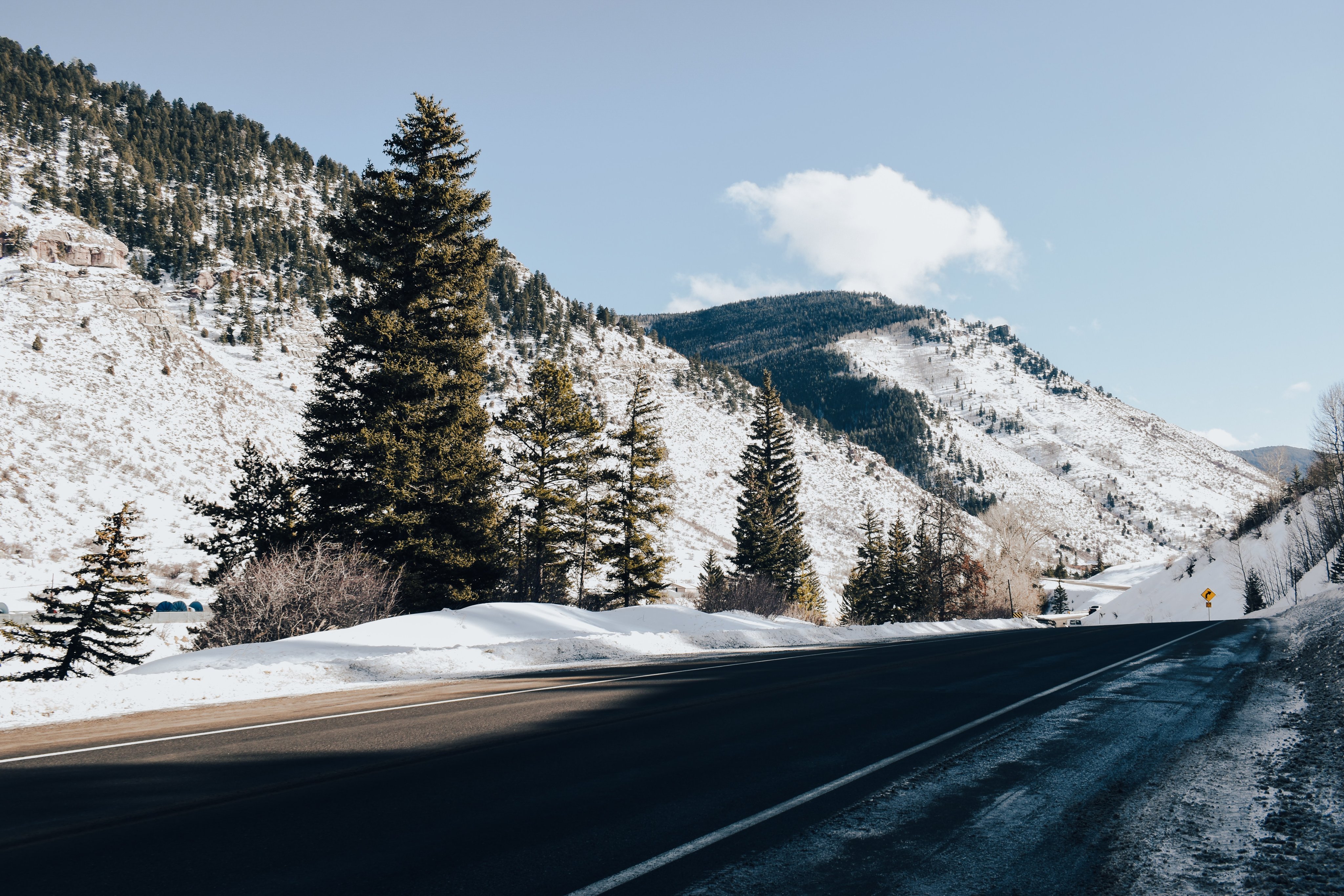 Vail Pass first snow of the season