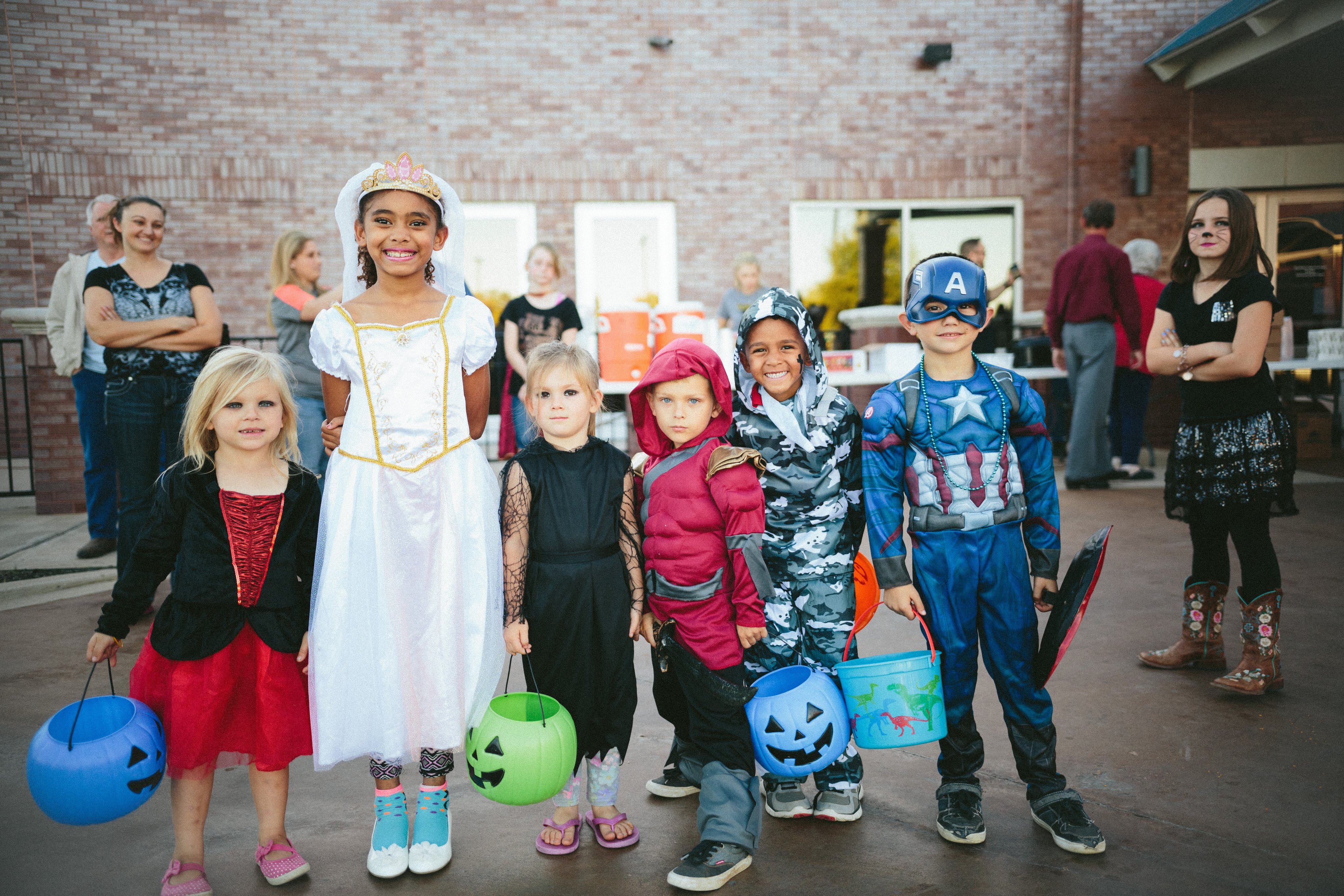 Halloween trick or treating in Vail