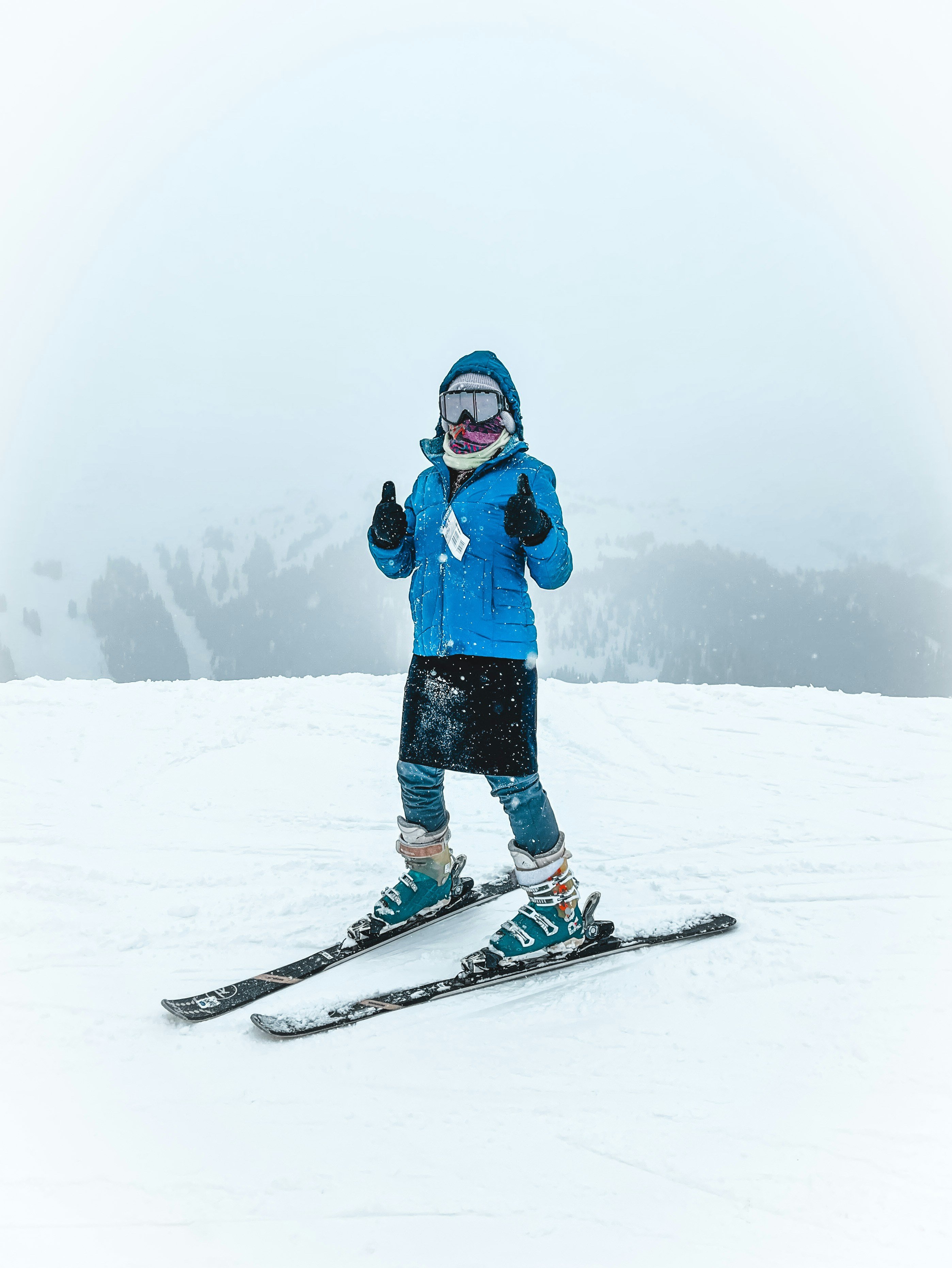 Skier on the slopes