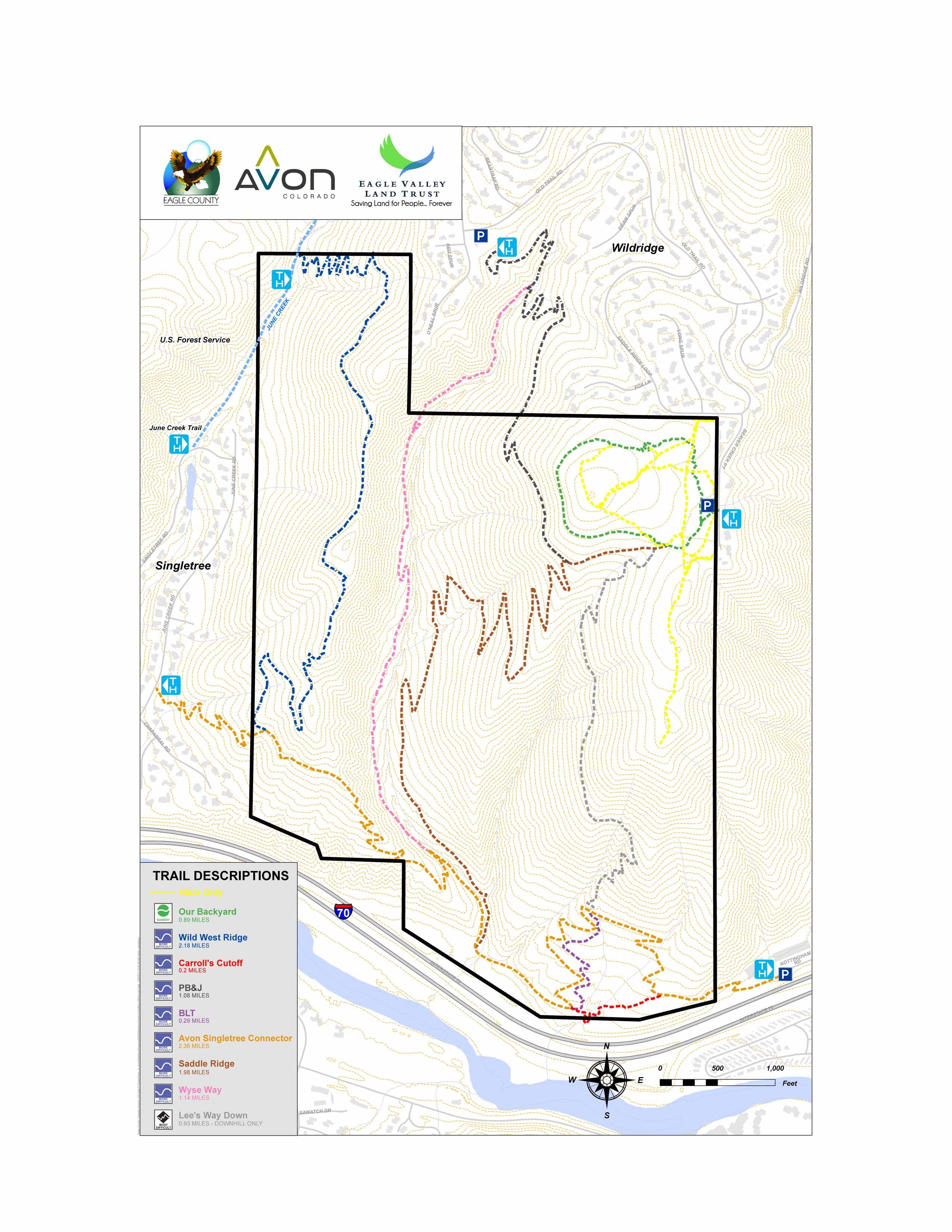 West Avon Preserve Trail Map
