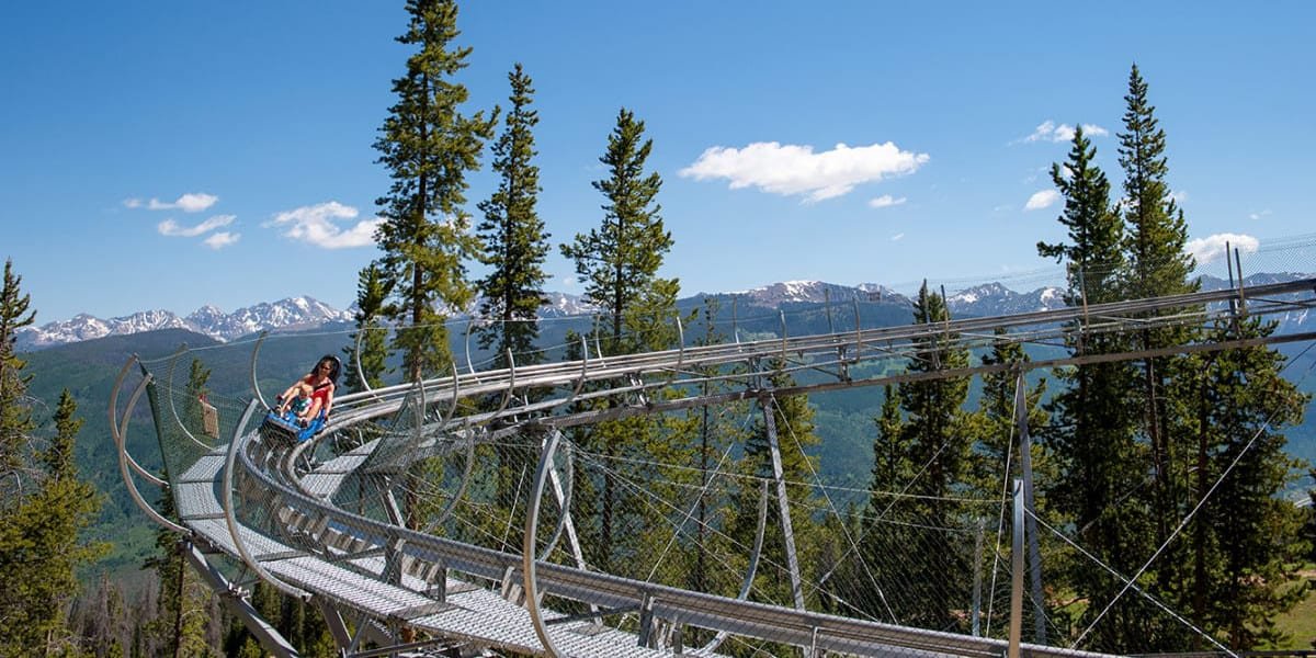 Forest Flyer Mountain Coaster at Vail Resort