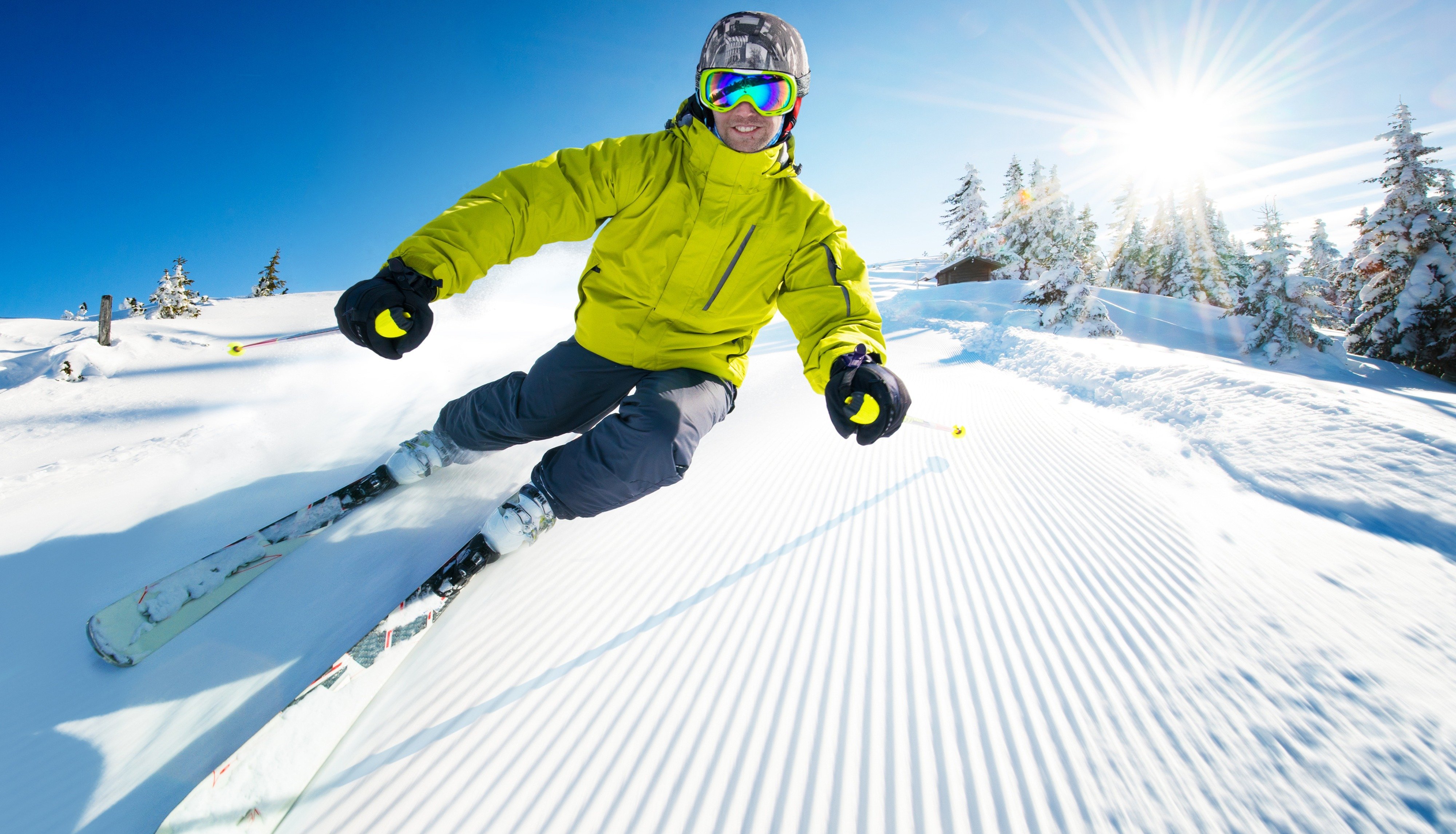 Corduroy ski day at Vail