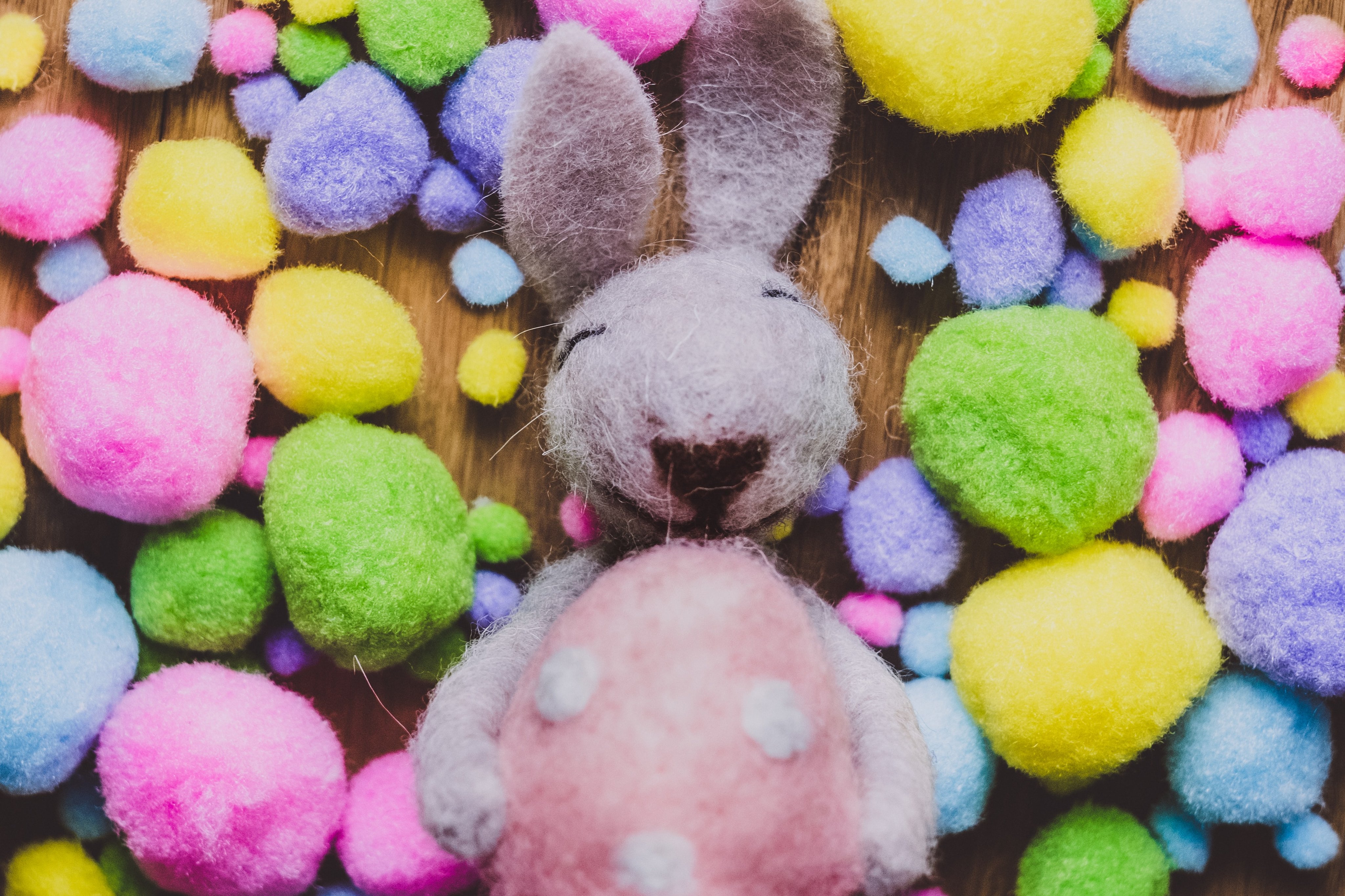 Easter eggs in a basket
