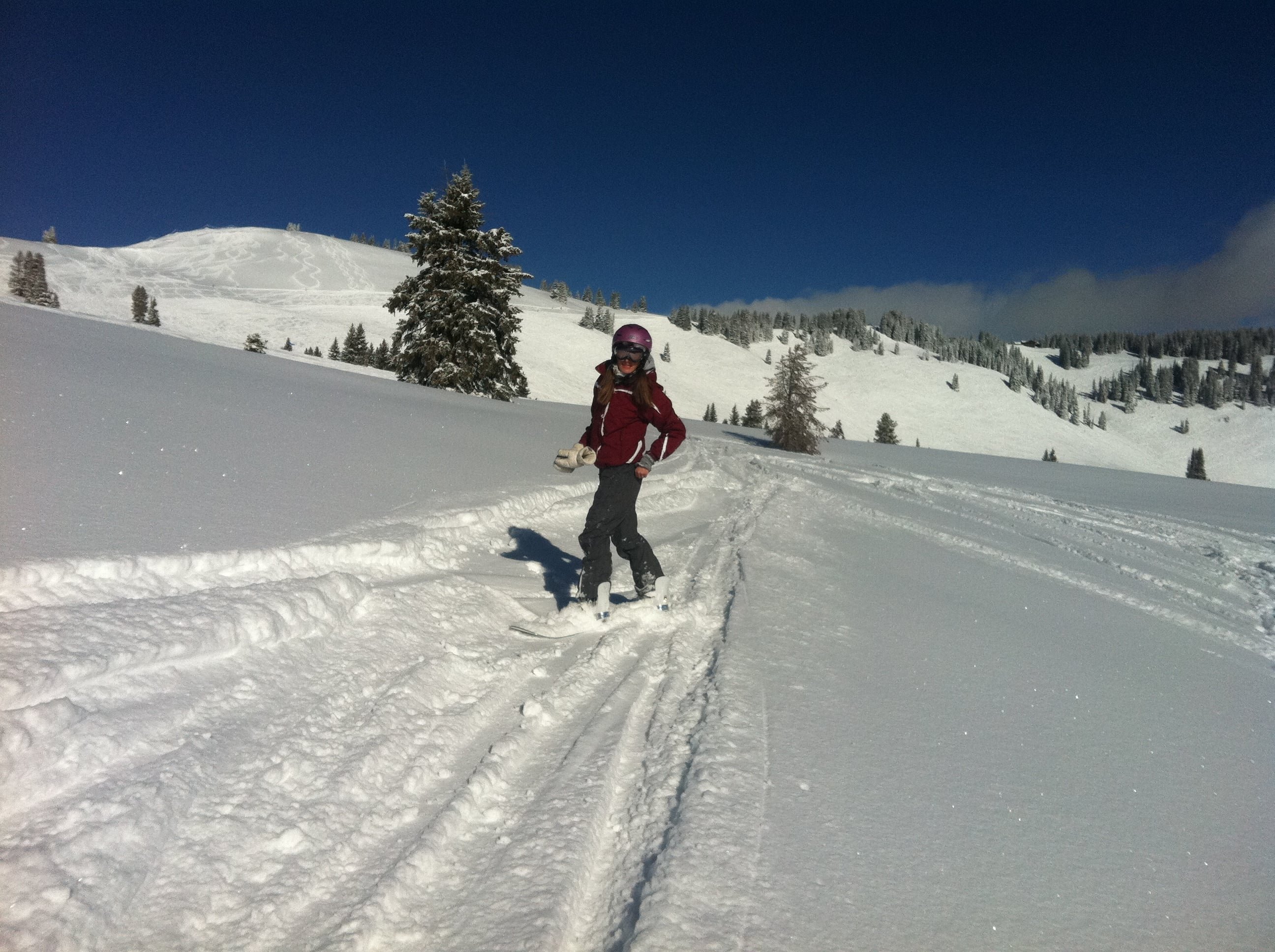 Spring skiing in Vail