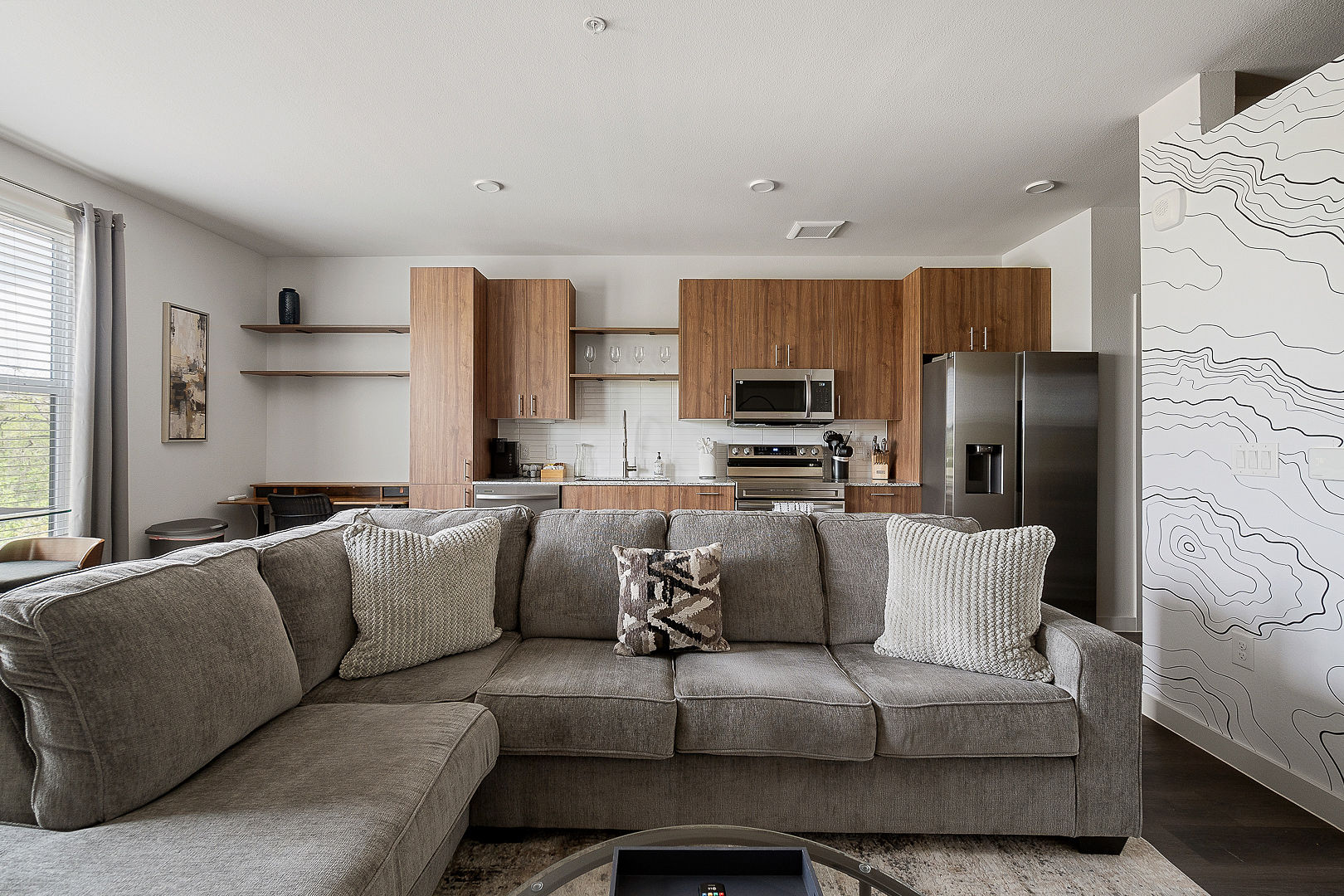 Spacious Open-Concept Living Area