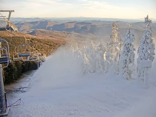 Snowmaking starts at Killington Resort