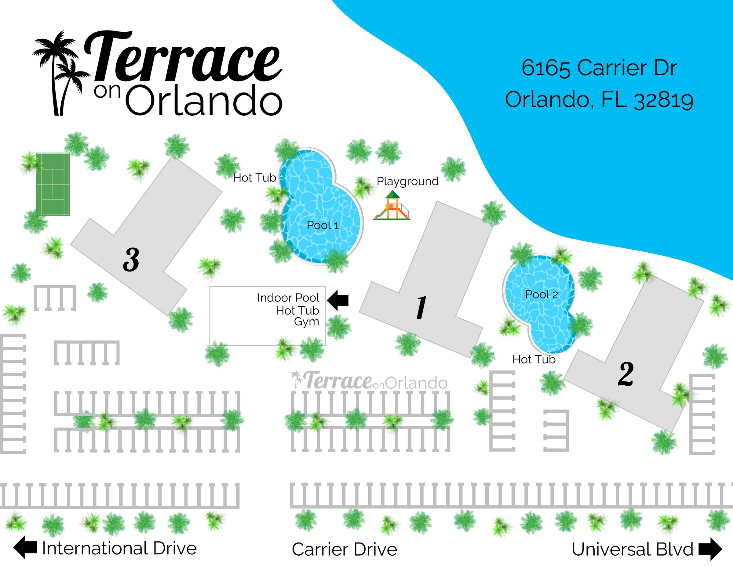 TerraceOnOrlando Enclave Property Map