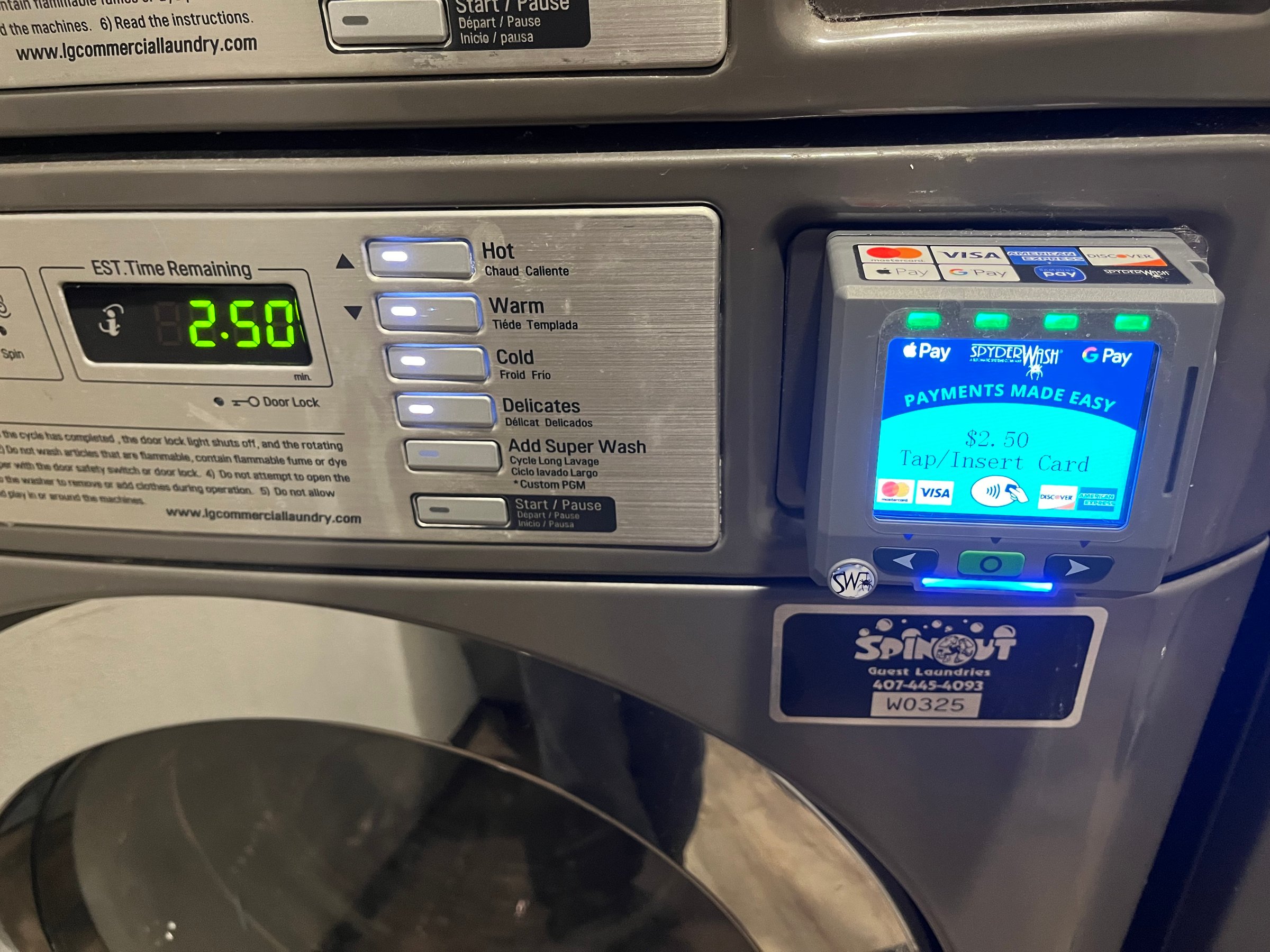 TerraceOnOrlando On-Site Laundry Machines