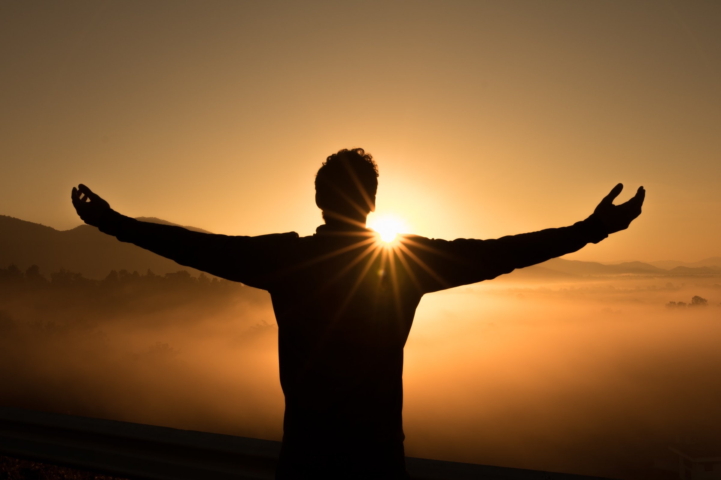 Man in sun