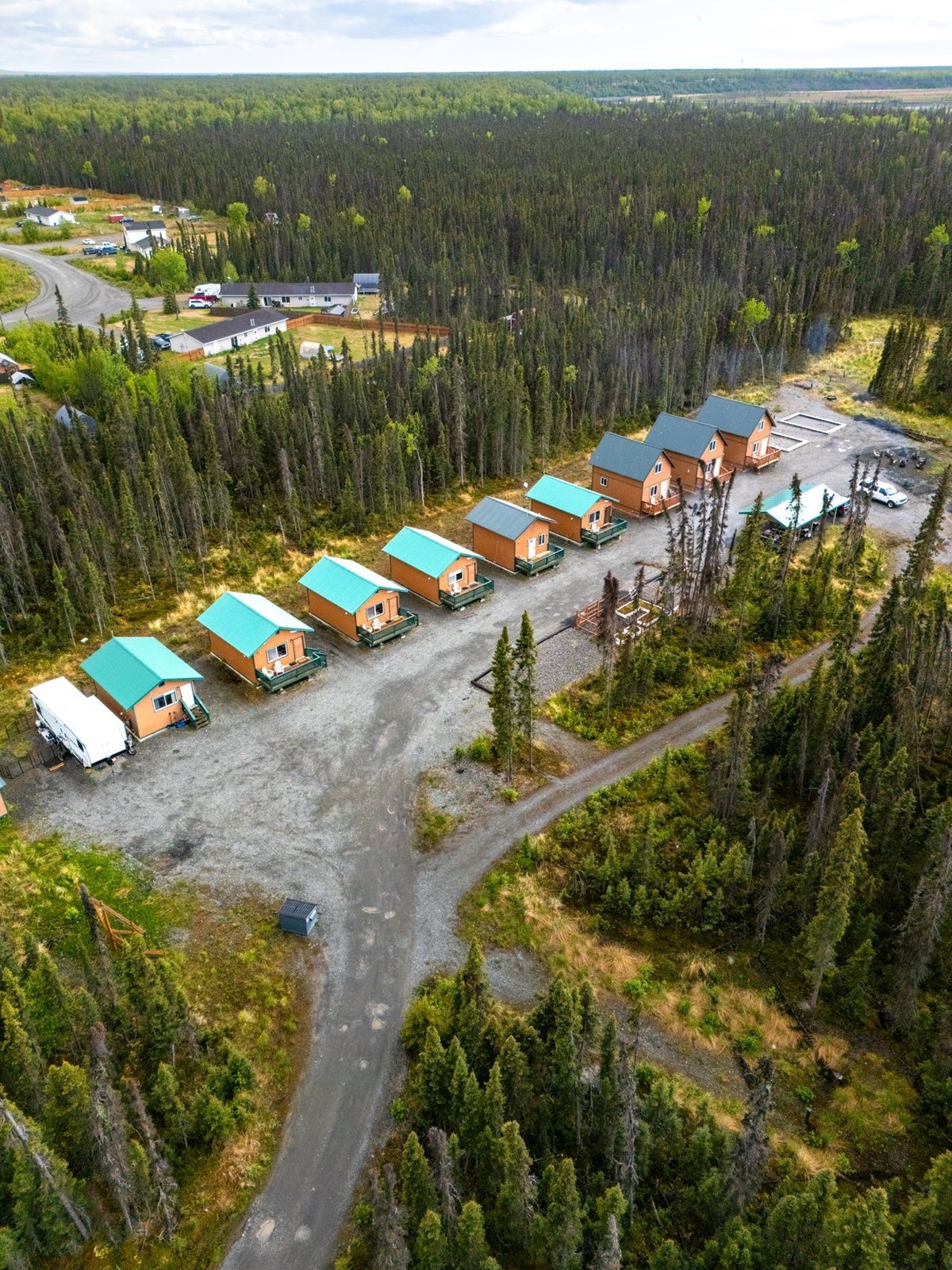 Lower Kenai Lodge aerial