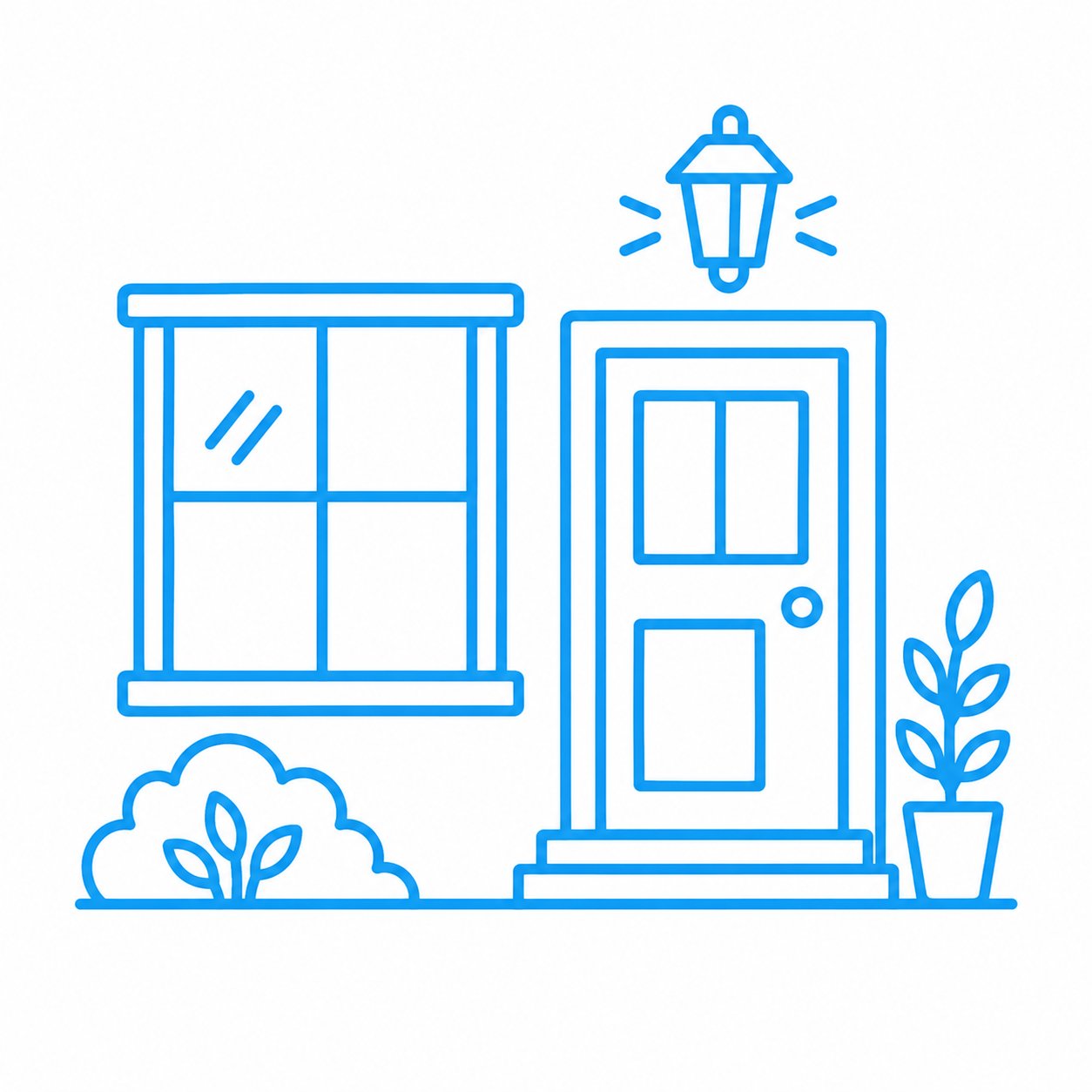 Exterior windows and doors