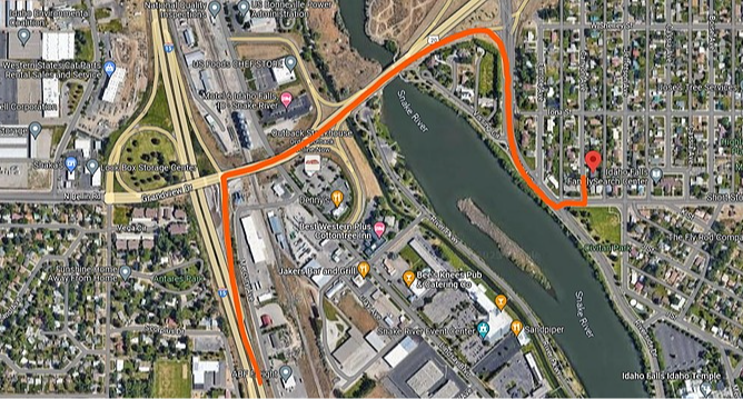 930 Canyon Ave map