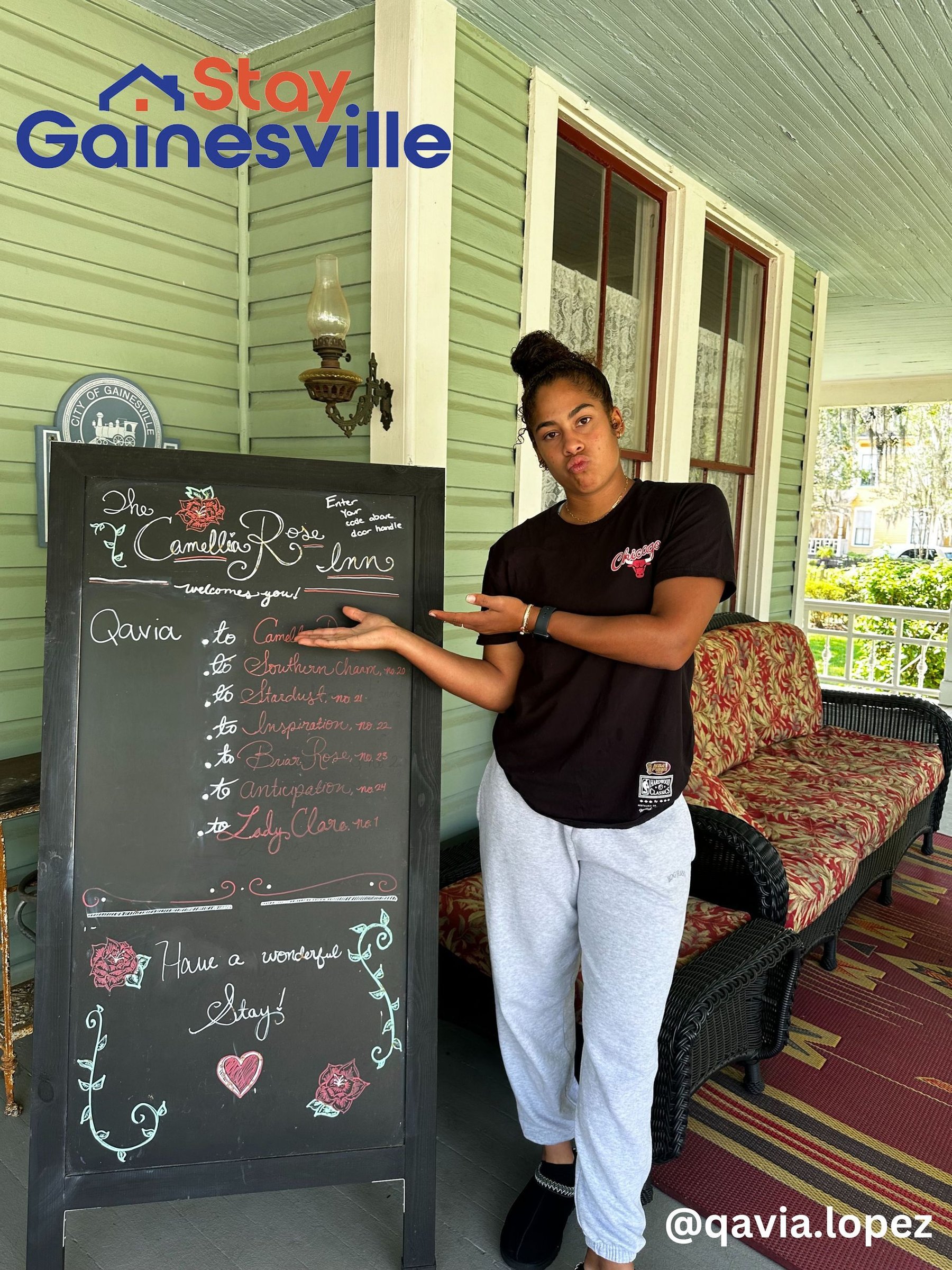 gator sativa Lopez at the camellia rose inn