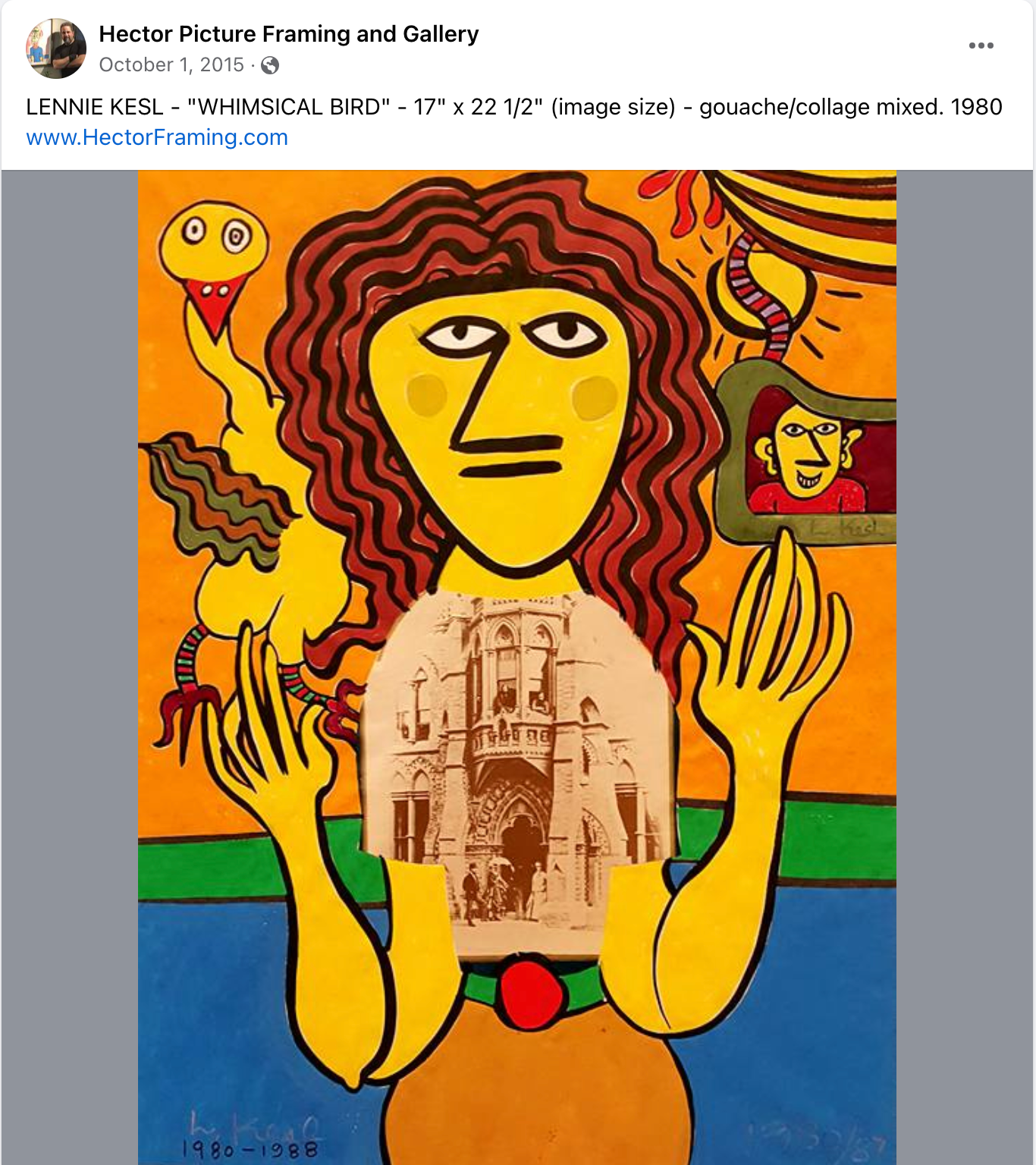 Lennie Kesl at Hector's Framing and Gallery