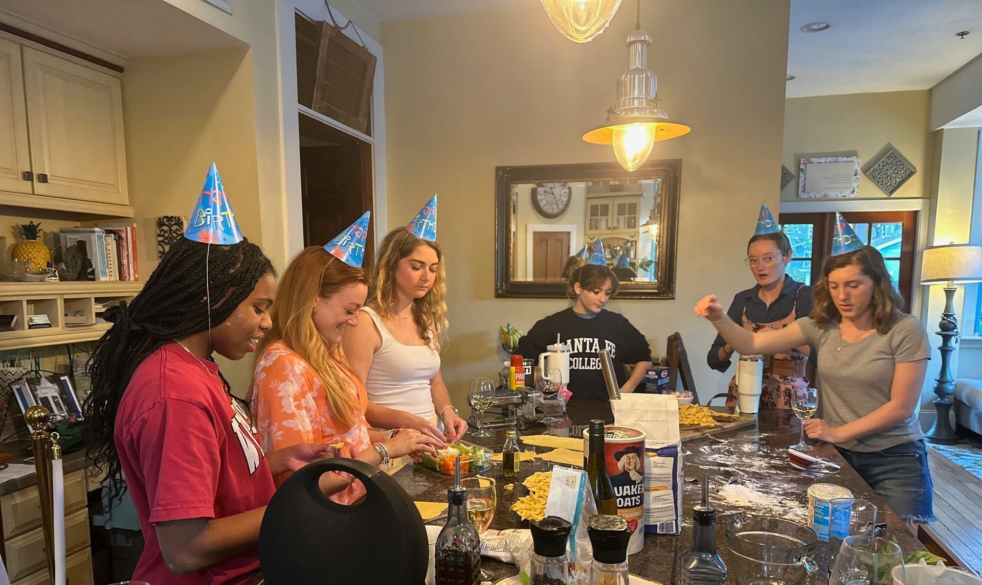 celebrating birthday at the laurel oak inn with family and friends