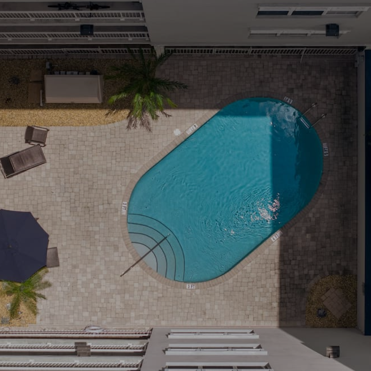 pool view of Gainesville rental