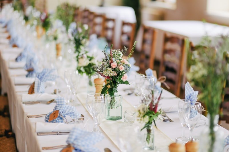 Wedding reception decor