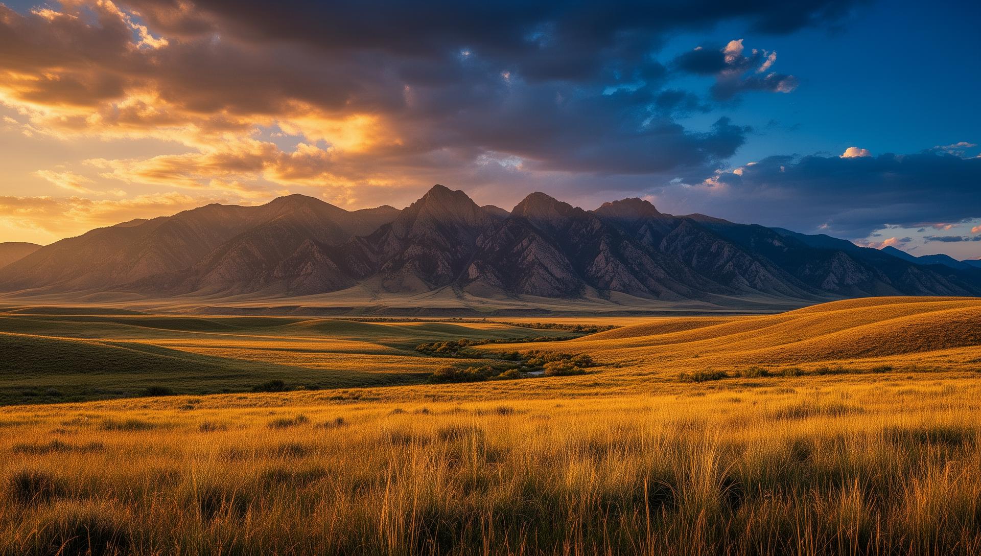 Sheridan Wyoming vacation rental landscape — Bighorn Mountains golden hour