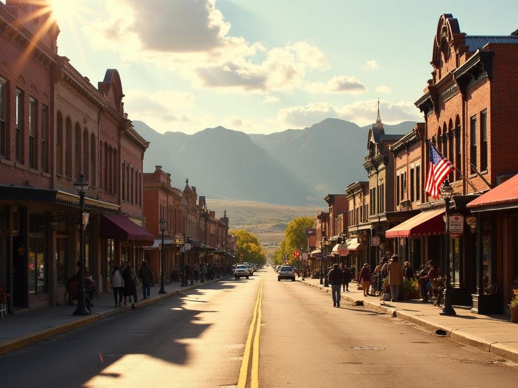 Sheridan, Wyoming historic downtown
