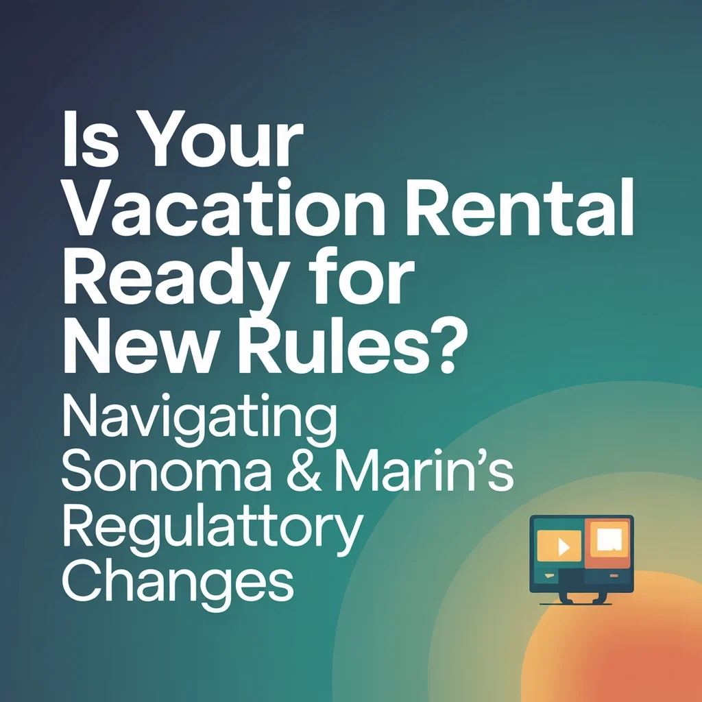 Vacation rental regulations in Sonoma and Marin Counties